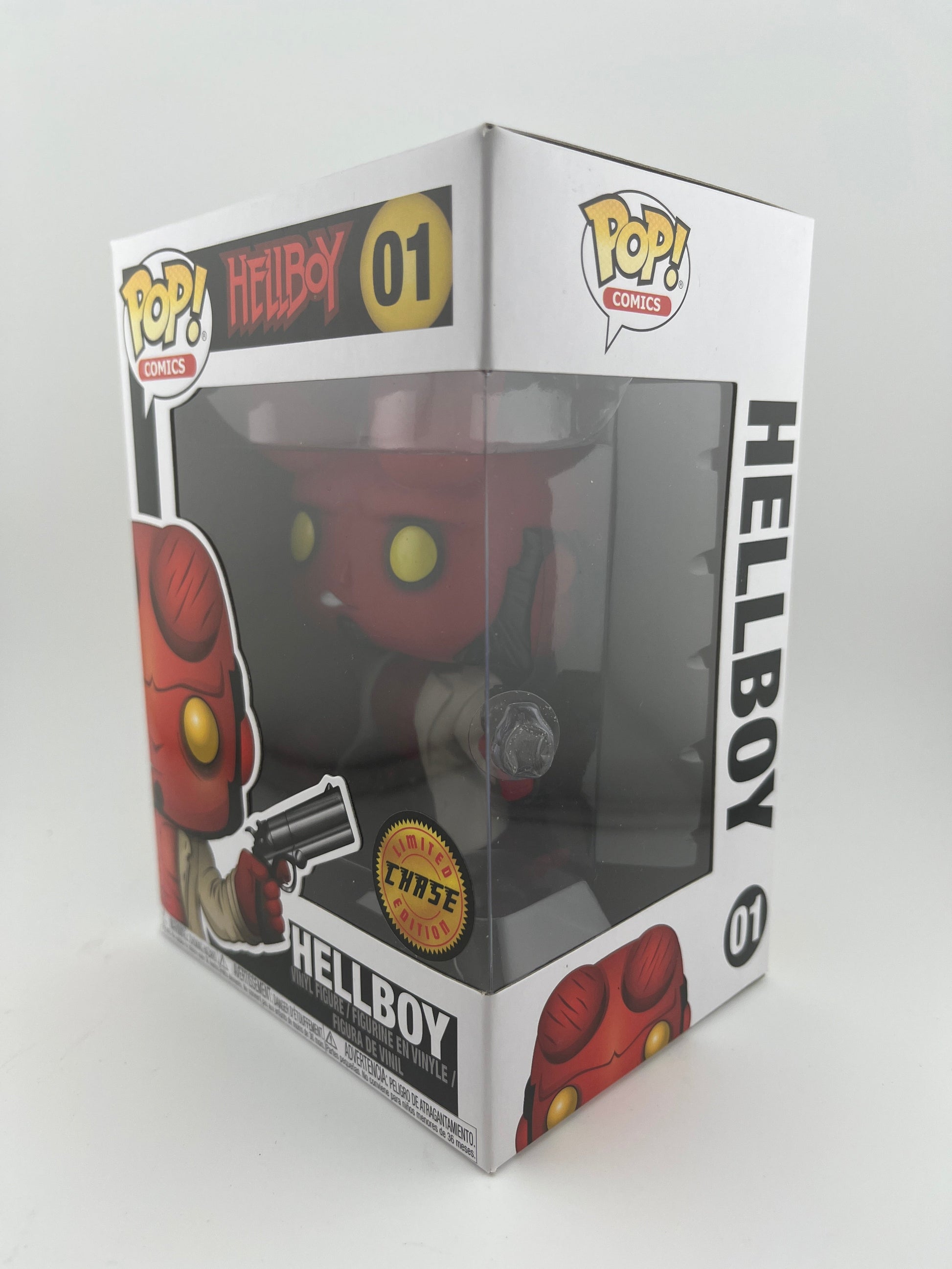 Funko Pop! Vinyl: Hellboy - Hellboy (w/ Jacket) (Chase) #01 +combinedshipping FRENLY BRICKS - Open 7 Days