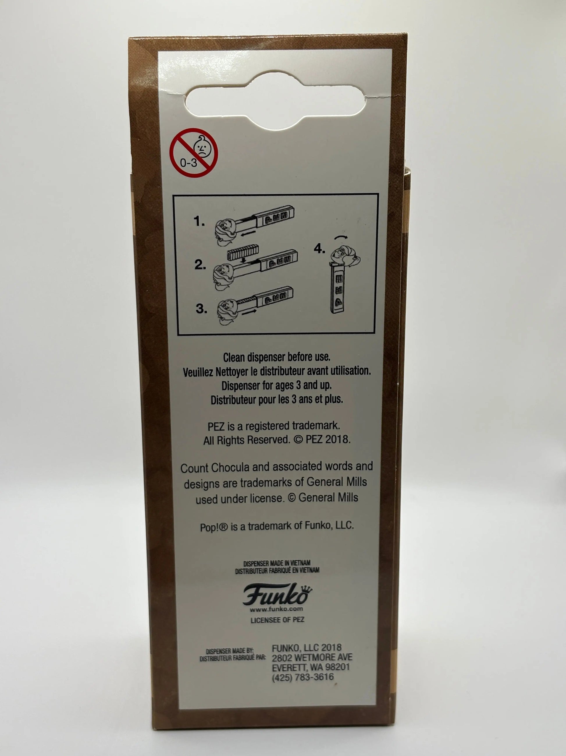 Funko POP! + PEZ Ad Icons General Mills #33 Count Chocula Limited Edition FRENLY BRICKS - Open 7 Days