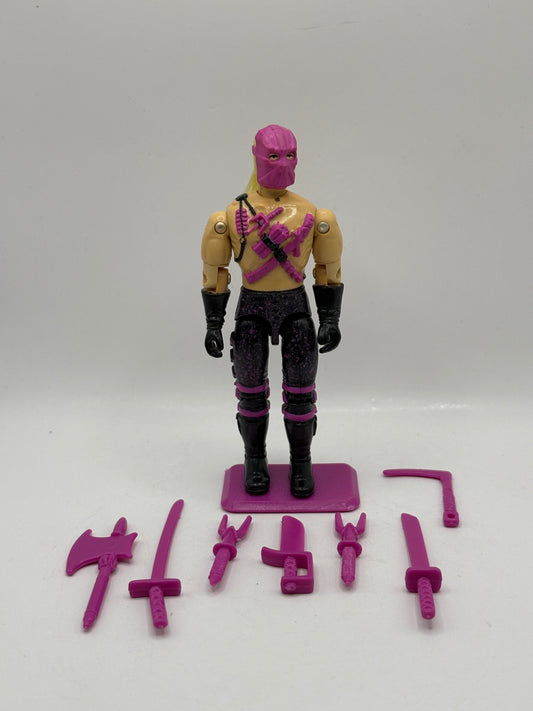 GI Joe Ninja Force Pink Banzai Vintage Loose Action Figure Hasbro 1993 FRENLY BRICKS - Open 7 Days