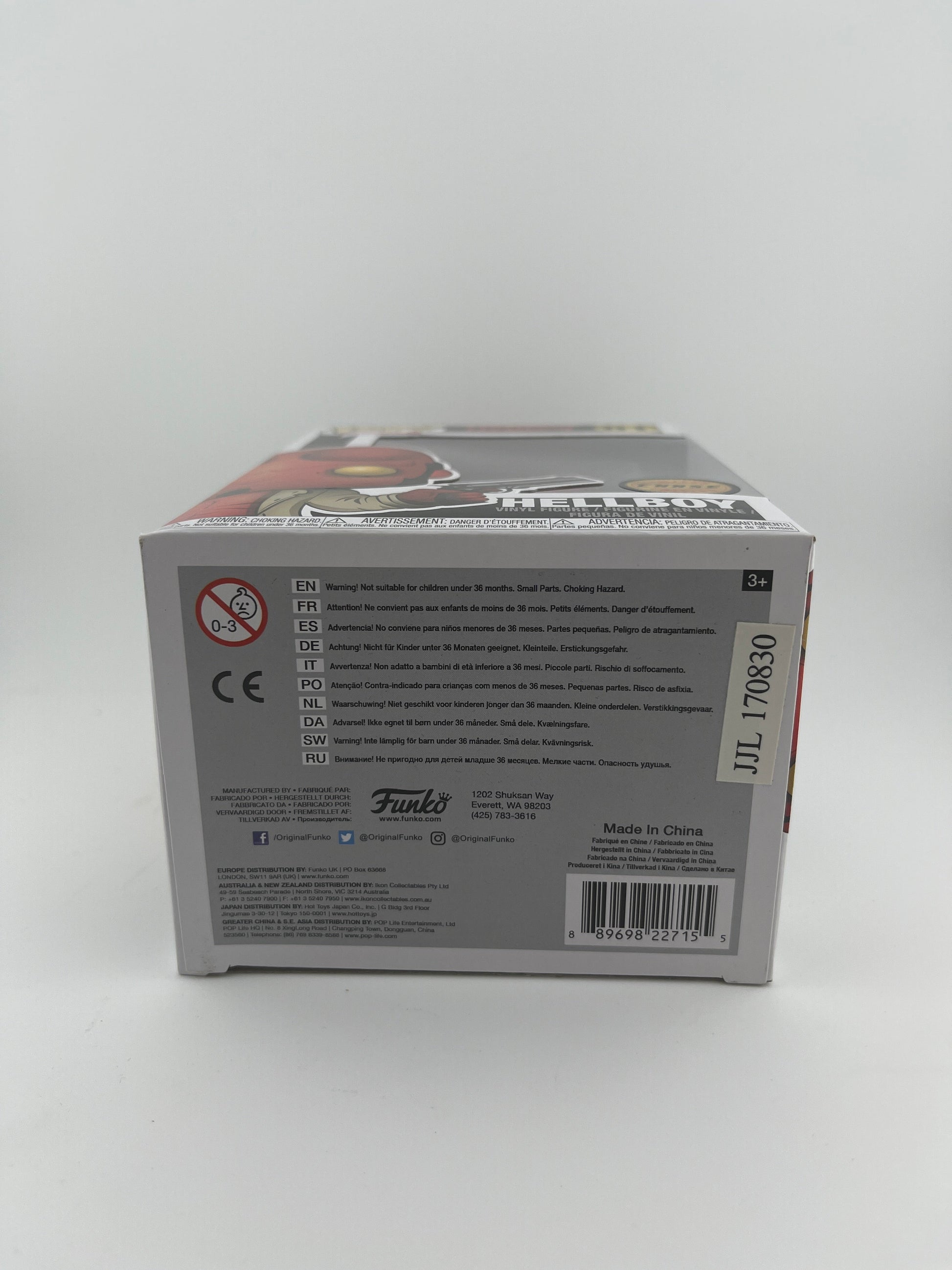 Funko Pop! Vinyl: Hellboy - Hellboy (w/ Jacket) (Chase) #01 +combinedshipping FRENLY BRICKS - Open 7 Days