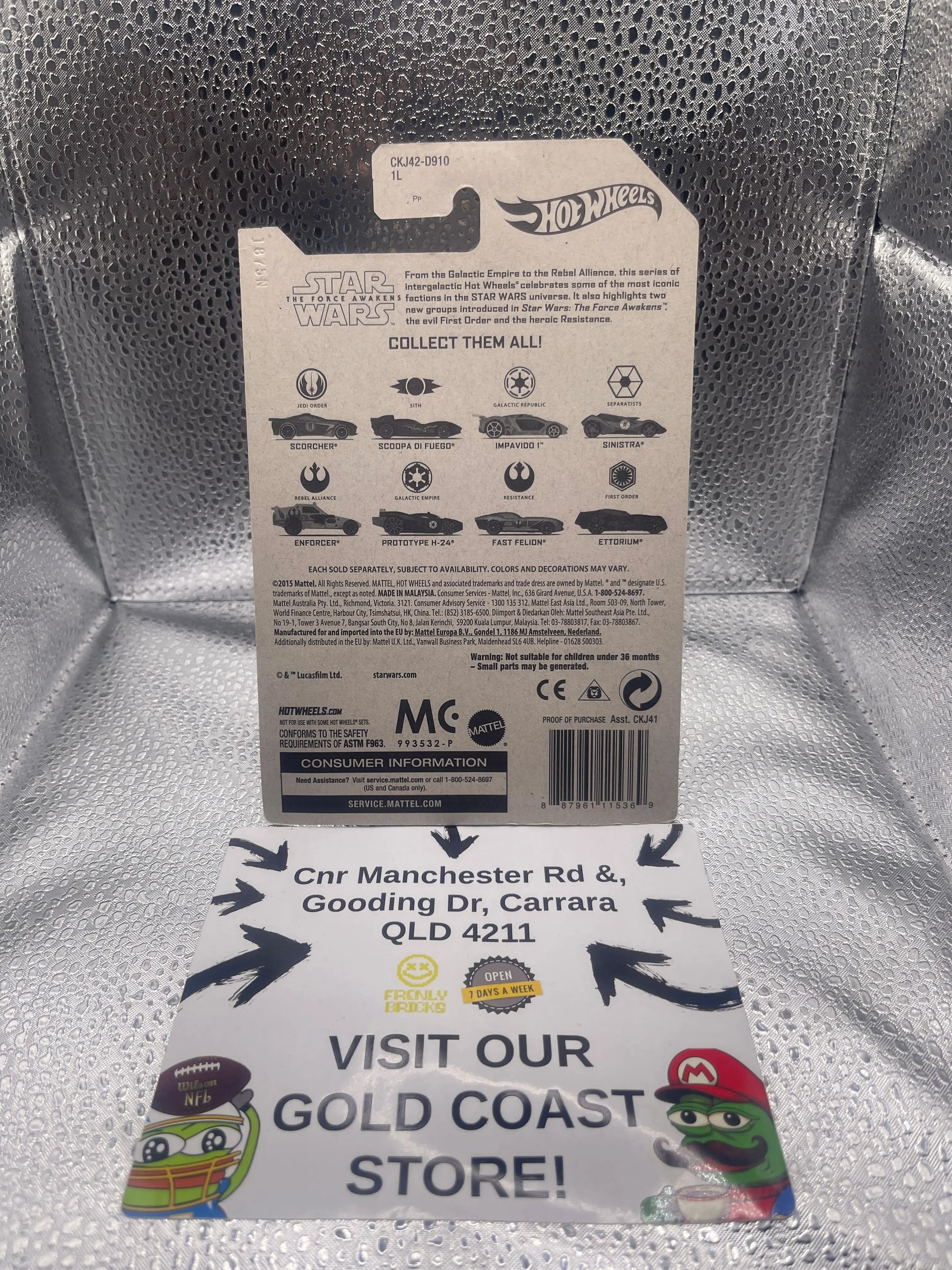 Hot Wheels Star Wars Resistance Fast Felion 7/8 FRENLY BRICKS - Open 7 Days