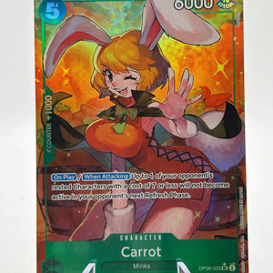 One Piece TCG OP08 - Carrot OP08-023 SR Alt Art Nm FRENLY BRICKS - Open 7 Days