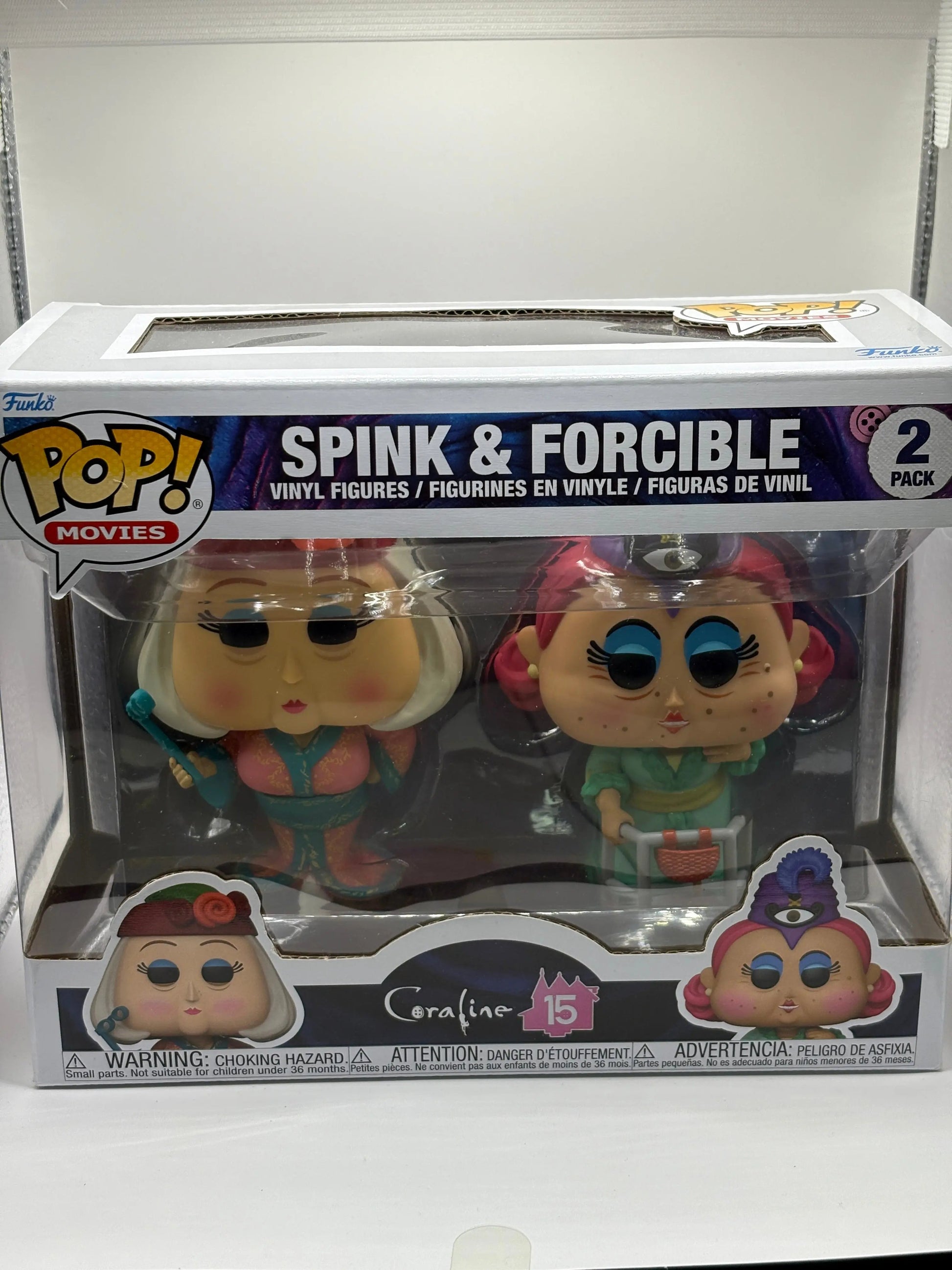 Funko POP! Movies Coraline Spink & Forcible 2 pack FRENLY BRICKS - Open 7 Days