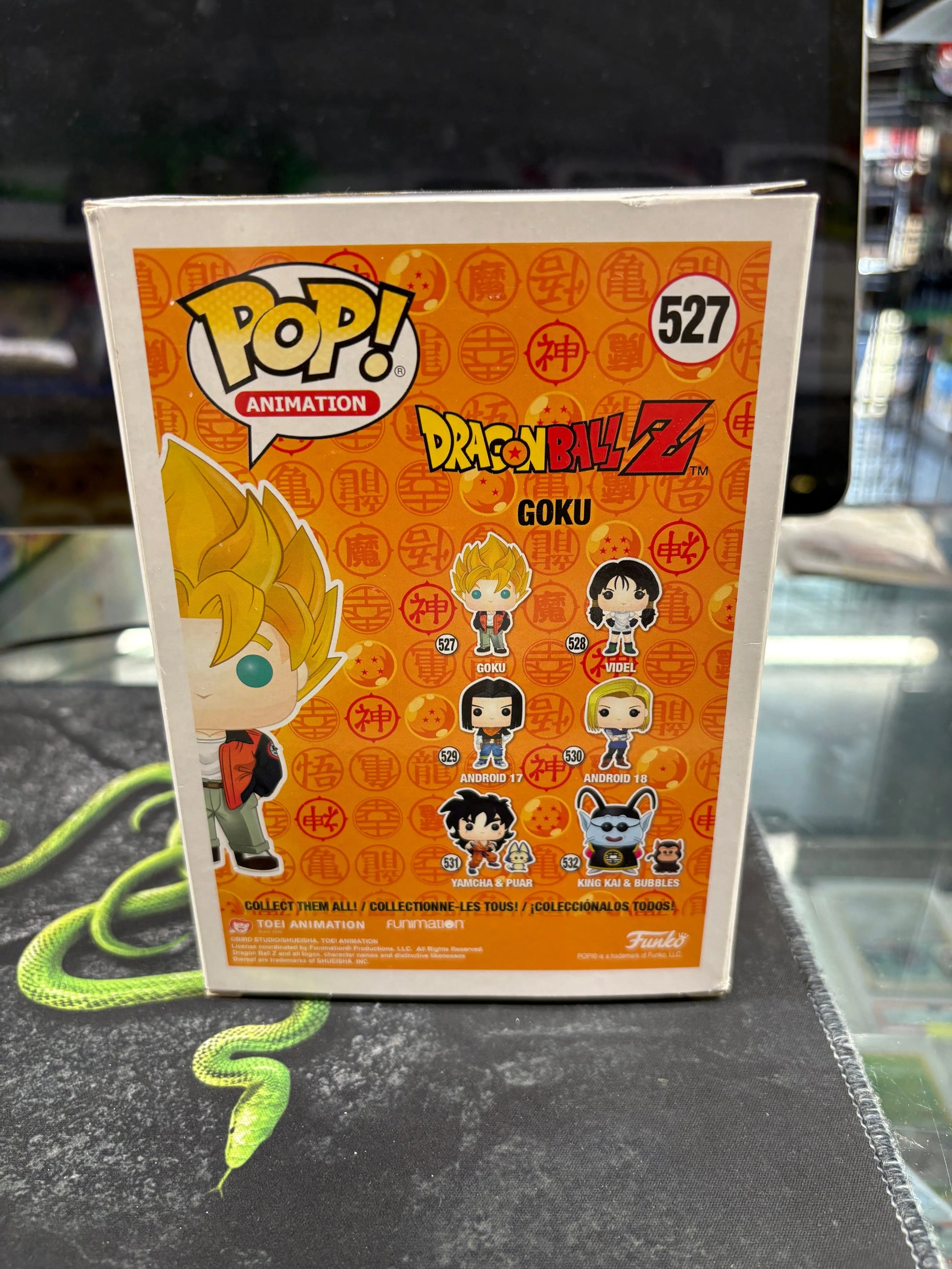 FUNKO Pop Vinyl Goku #527 FRENLY BRICKS - Open 7 Days