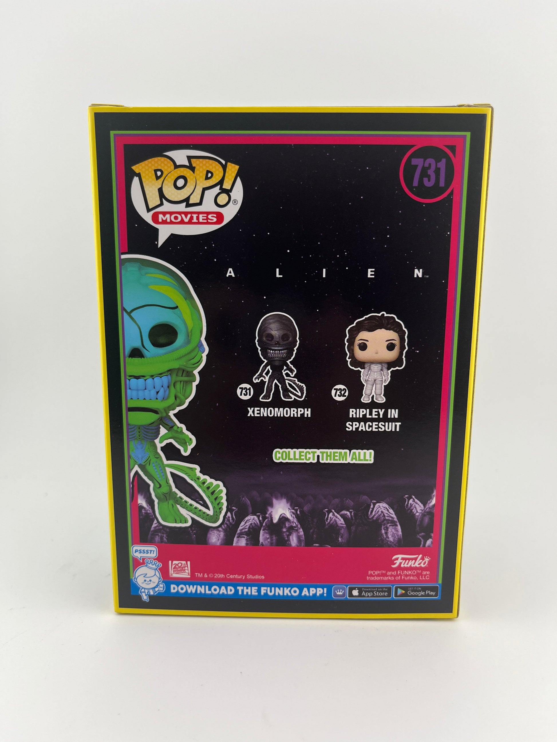Funko Pop XENOMORPH 731 Alien Movies Special Edition NEW Vinyl Figure Blacklight FRENLY BRICKS - Open 7 Days