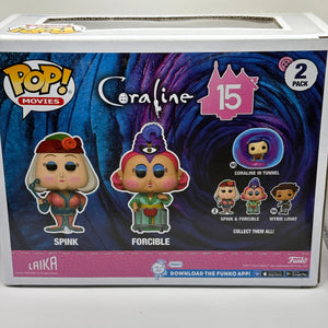 Funko POP! Movies Coraline Spink & Forcible 2 pack FRENLY BRICKS - Open 7 Days