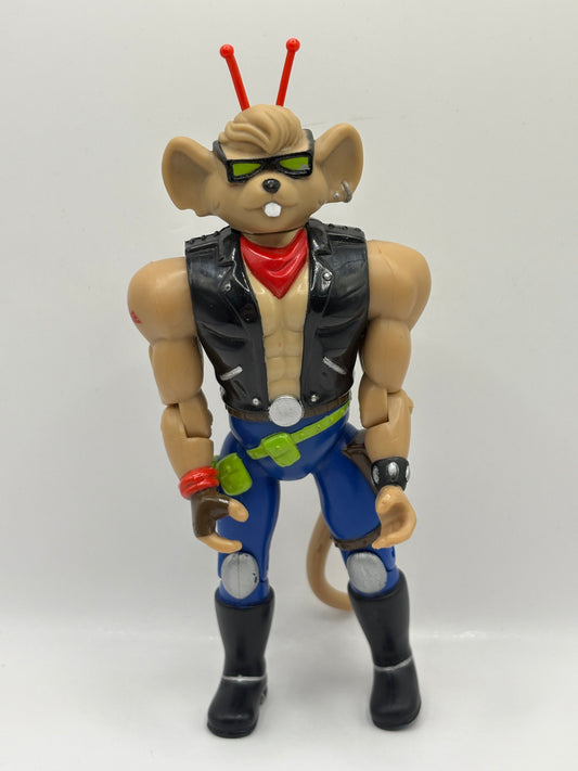 Vintage Biker Mice From Mars - Throttle Action Figure 1993 Galoob FRENLY BRICKS - Open 7 Days