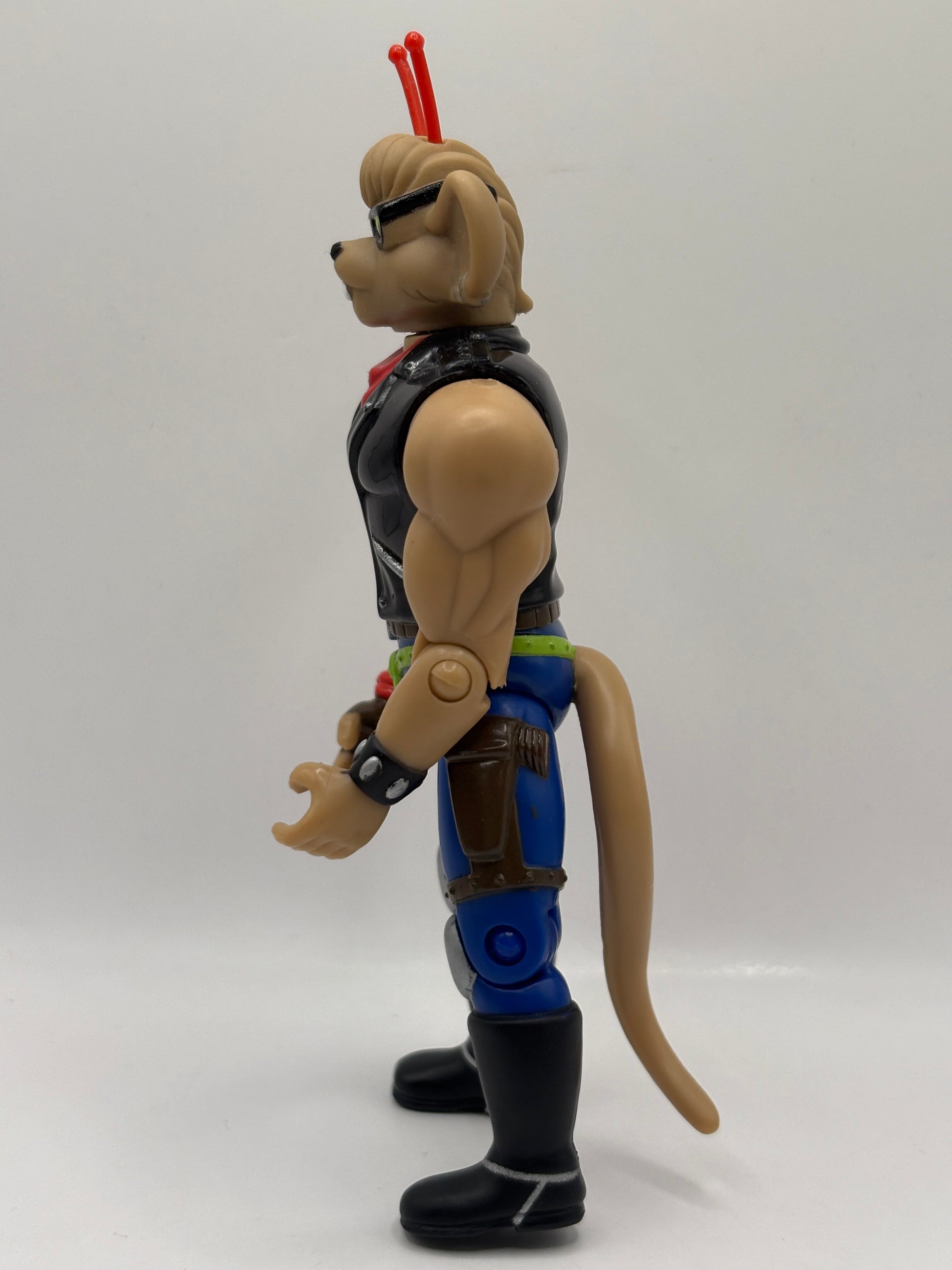 Vintage Biker Mice From Mars - Throttle Action Figure 1993 Galoob FRENLY BRICKS - Open 7 Days