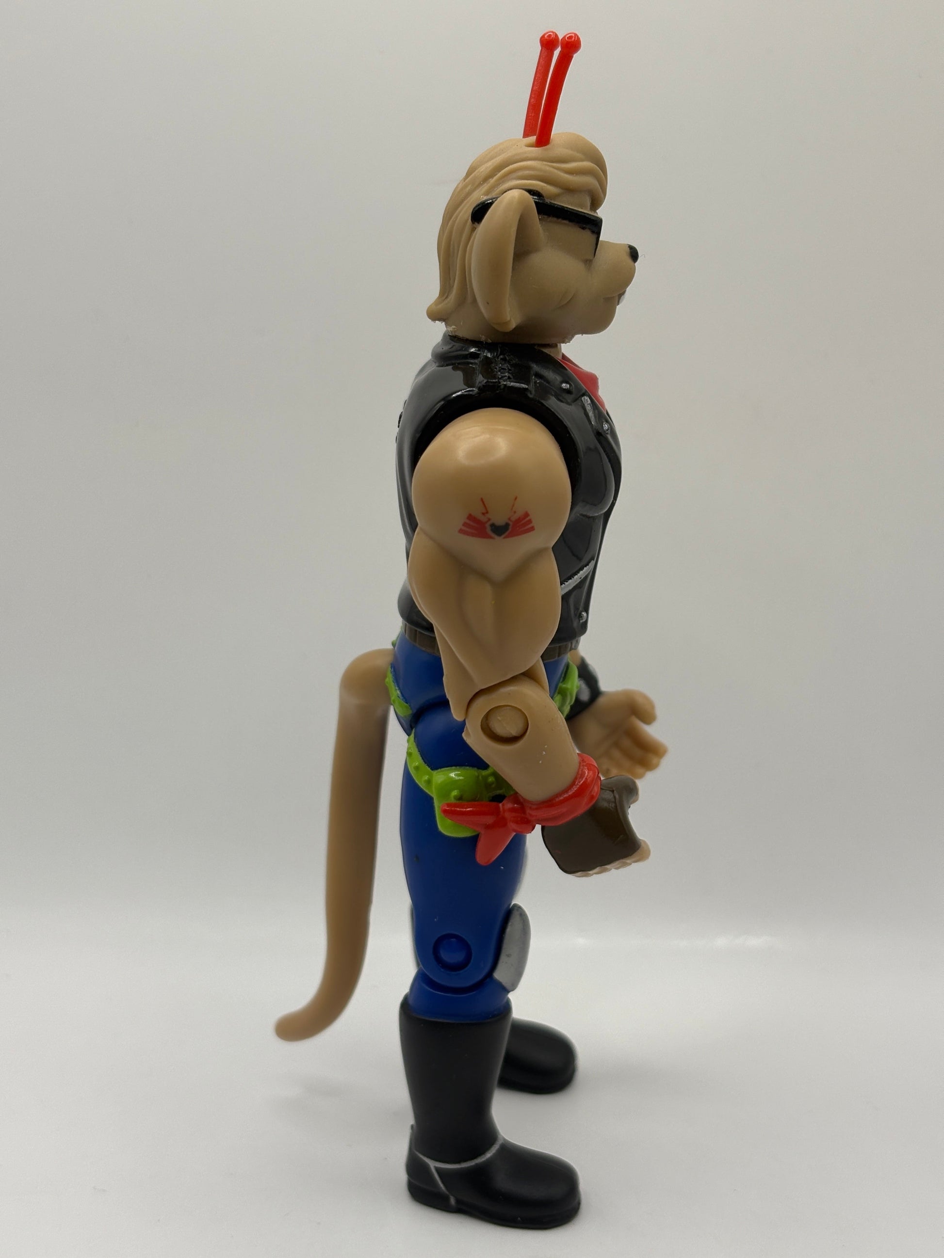 Vintage Biker Mice From Mars - Throttle Action Figure 1993 Galoob FRENLY BRICKS - Open 7 Days