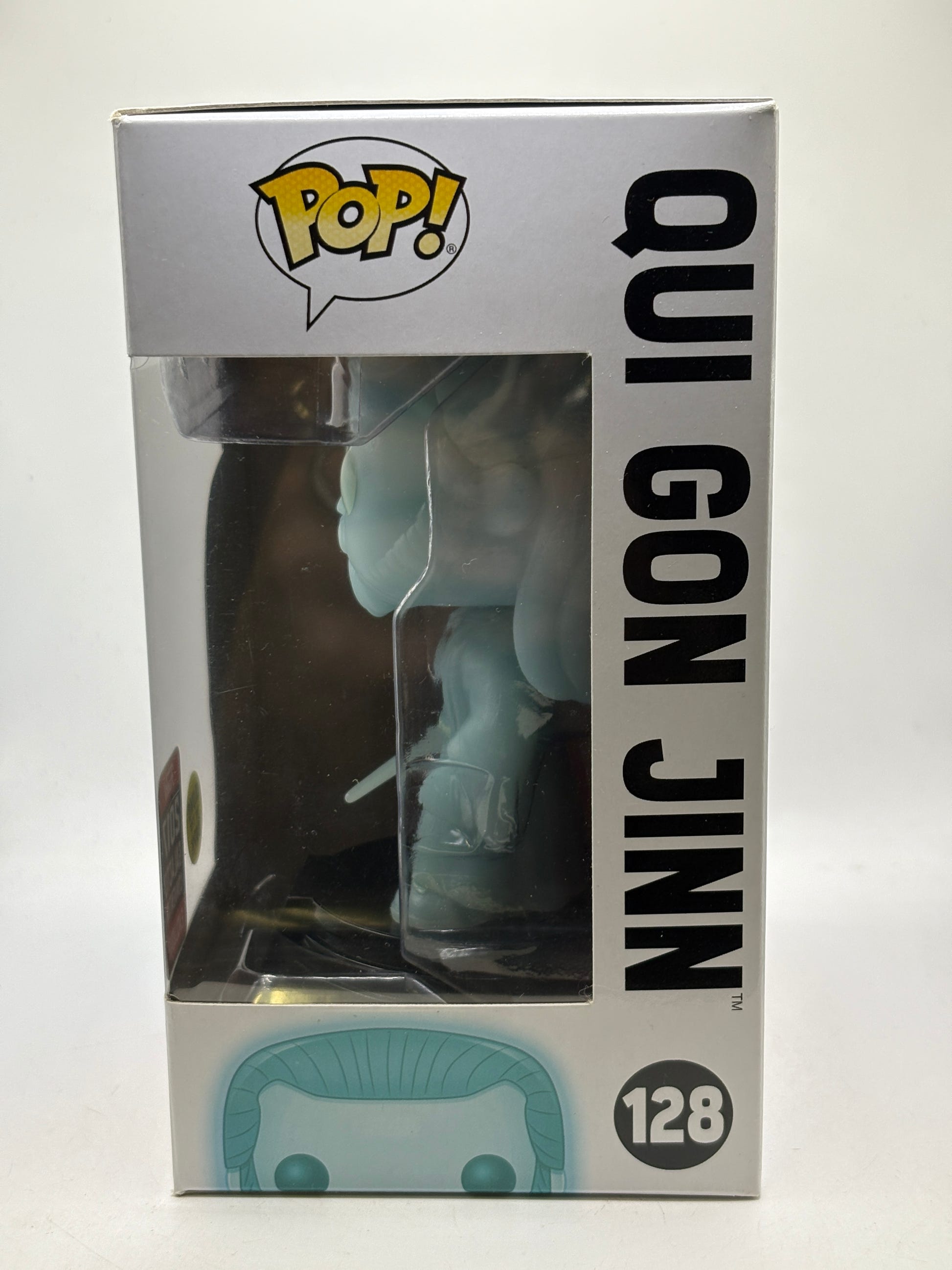 Funko POP! Star Wars #128 Qui Gon Jinn 2017 Galactic Convention Glow (1) image 2