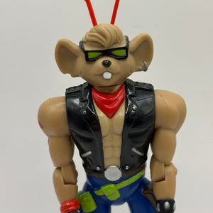 Vintage Biker Mice From Mars - Throttle Action Figure 1993 Galoob FRENLY BRICKS - Open 7 Days