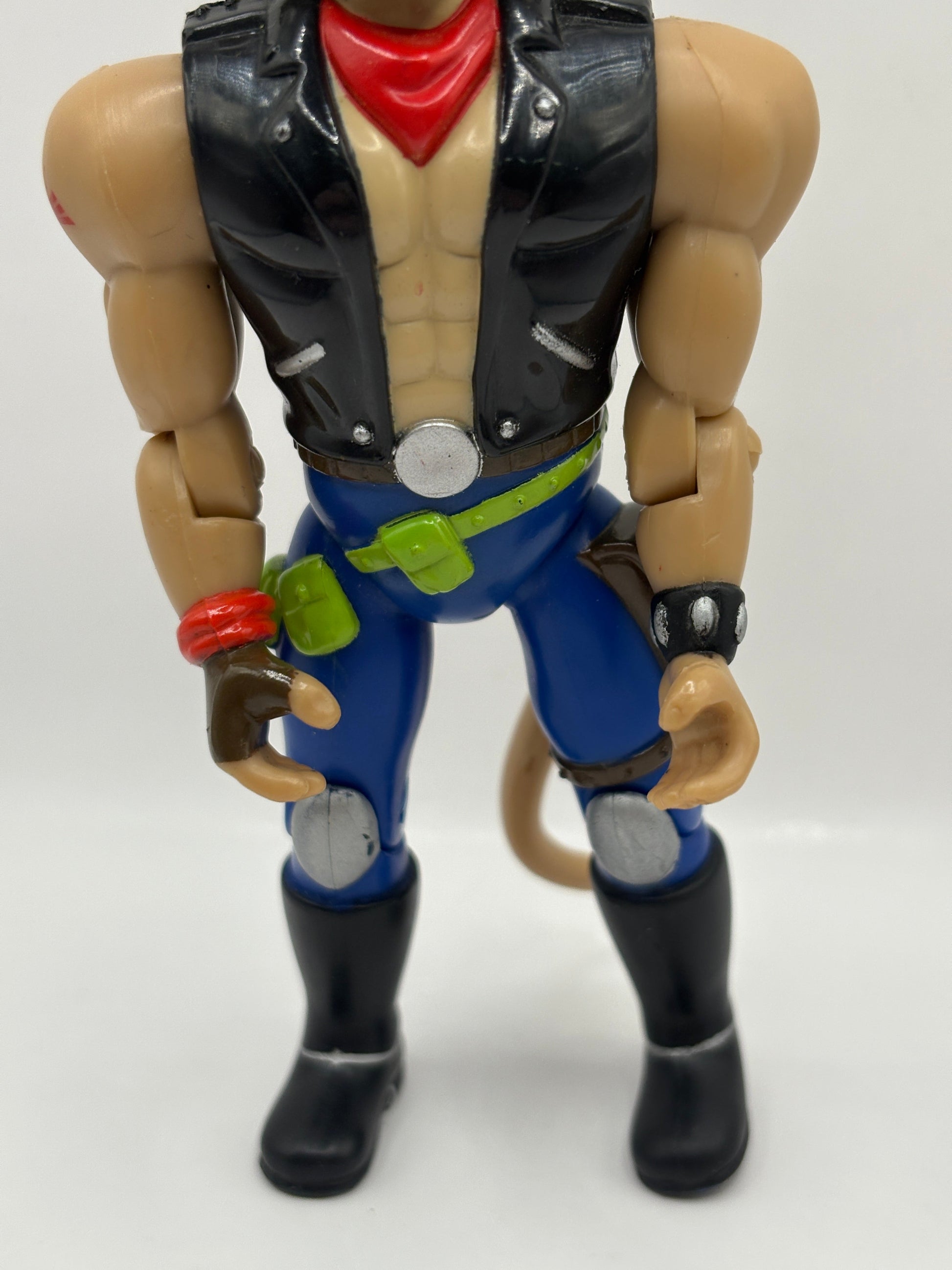 Vintage Biker Mice From Mars - Throttle Action Figure 1993 Galoob FRENLY BRICKS - Open 7 Days