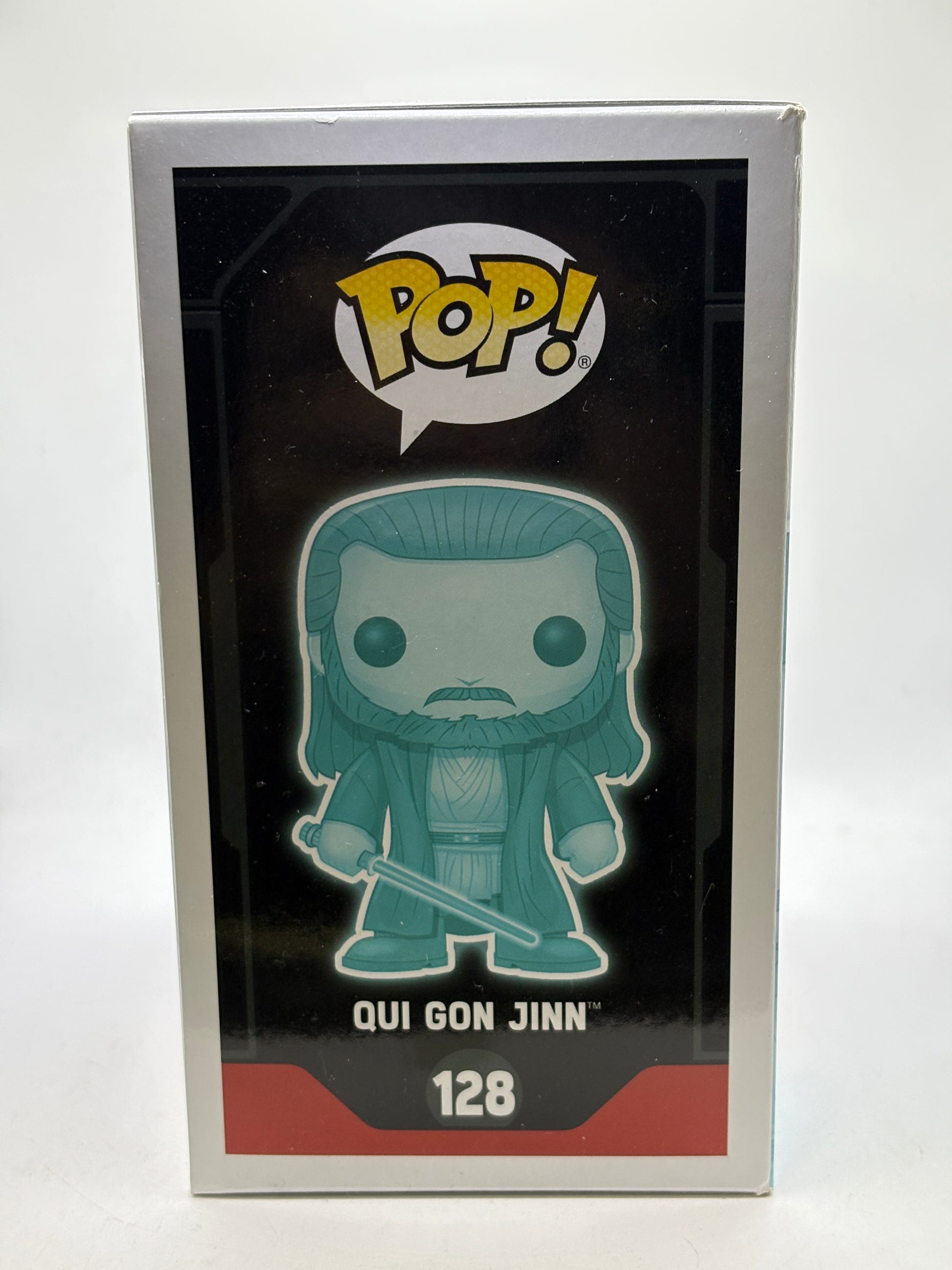 Funko POP! Star Wars #128 Qui Gon Jinn 2017 Galactic Convention Glow (1) image 4