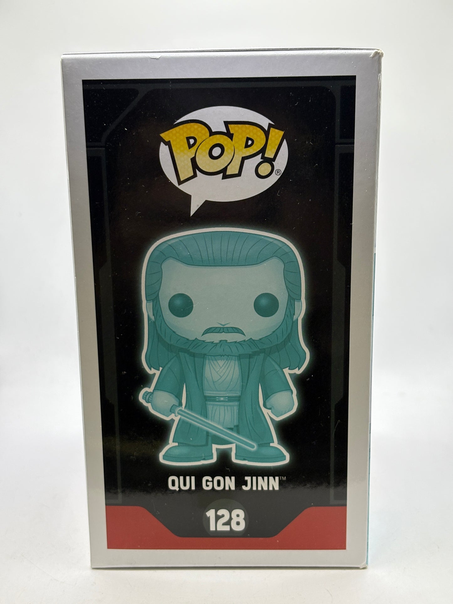 Funko POP! Star Wars #128 Qui Gon Jinn 2017 Galactic Convention Glow (1)