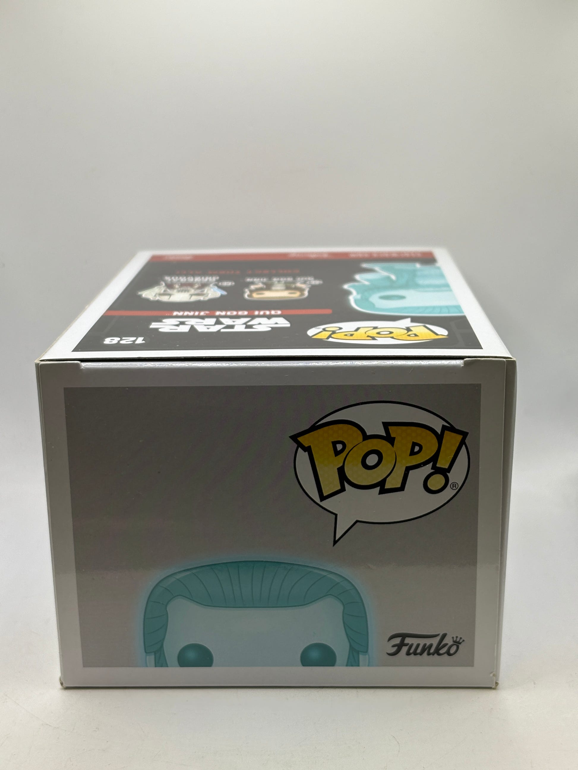 Funko POP! Star Wars #128 Qui Gon Jinn 2017 Galactic Convention Glow (1) image 5