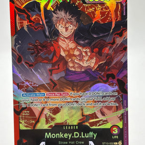 One Piece TCG ST10 - Monkey.D.Luffy ST10-002 Leader NM FRENLY BRICKS - Open 7 Days