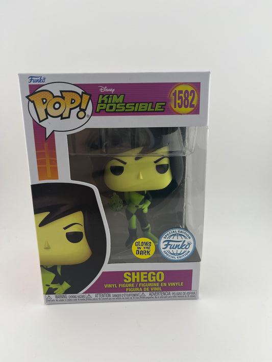 Funko POP! Disney Kim Possible "Shego" #1582 Glow in the Dark Exclusive Edition FRENLY BRICKS - Open 7 Days