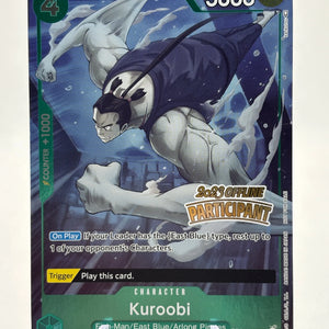 One Piece TCG OP03 - Kuroobi OP03-026 UC 2023 Offline Participant NM FRENLY BRICKS - Open 7 Days