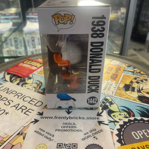 Funko POP! Disney Donald Duck 90 #1442 1938 Donald Duck FRENLY BRICKS - Open 7 Days