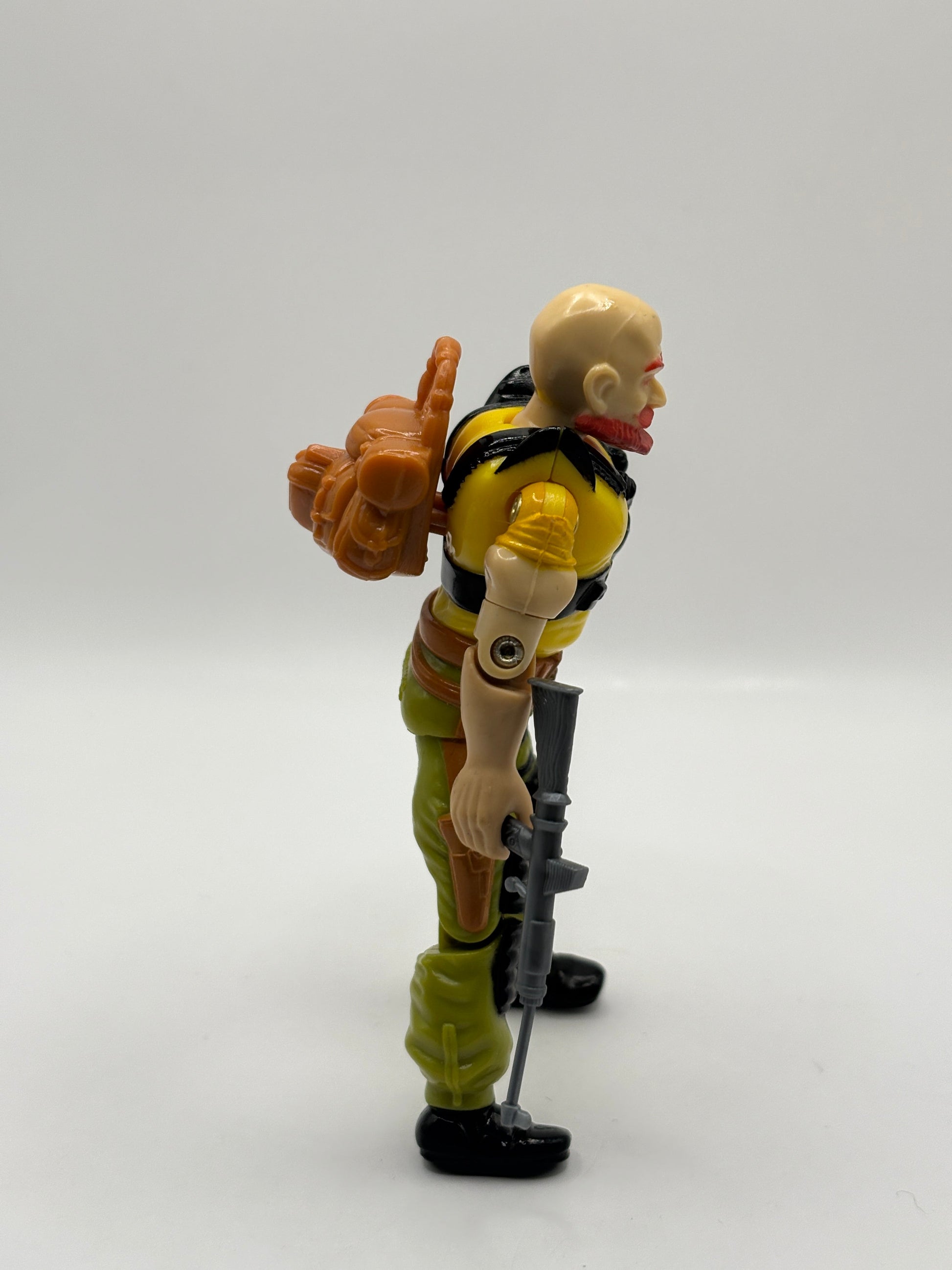 Vintage 1987 3.75” Hasbro GI Joe Taurus V1 Figure Sgt. Slaughter’s Renegades FRENLY BRICKS - Open 7 Days