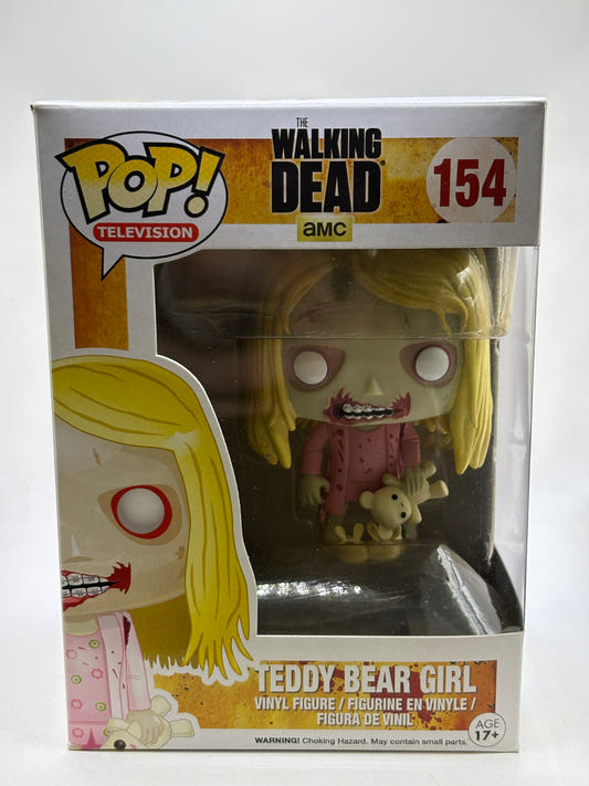 Funko POP! Television The Walking Dead #154 Teddy Bear Girl Vinyl Figure