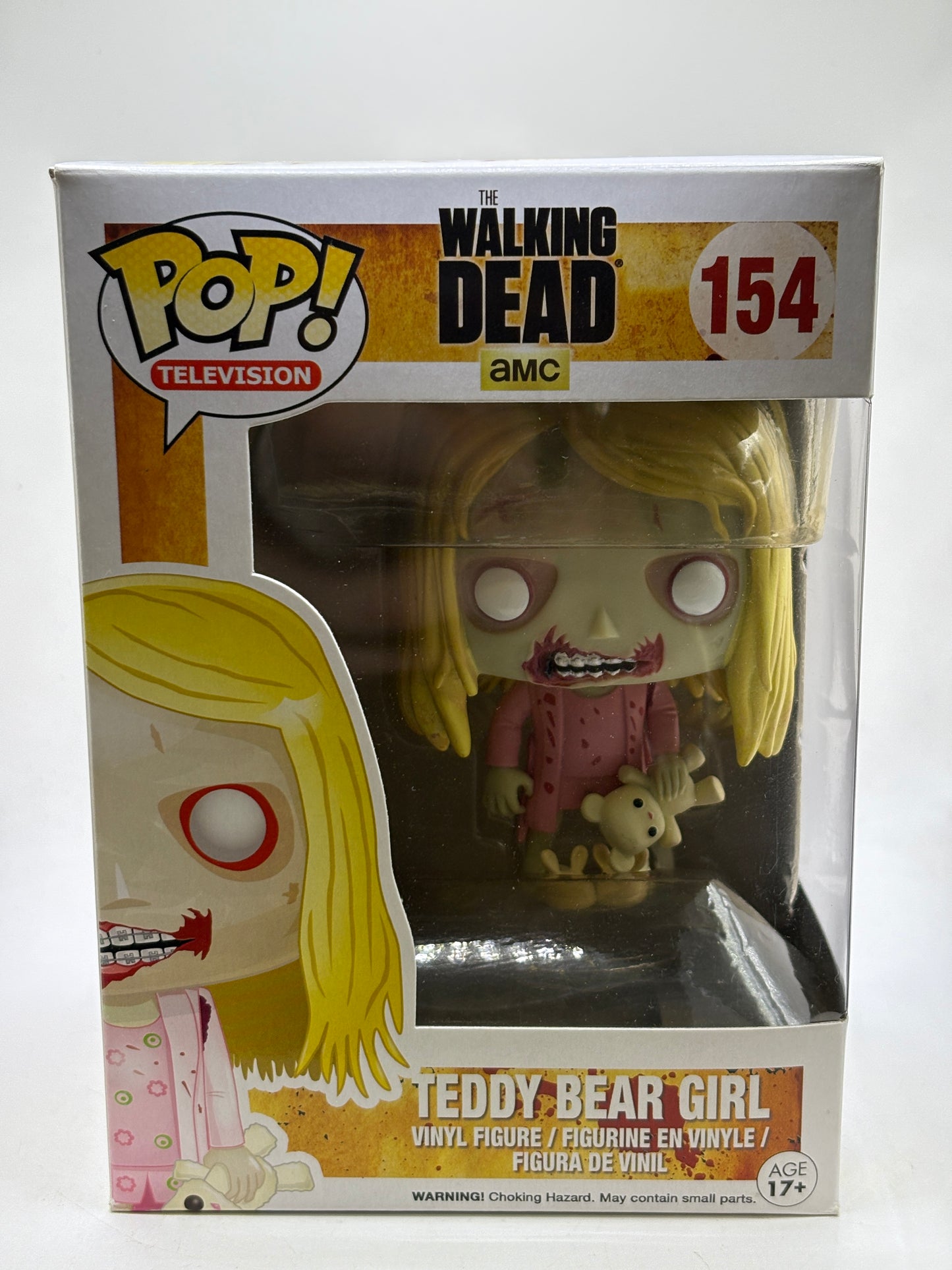 Funko POP! Television The Walking Dead #154 Teddy Bear Girl Vinyl Figure