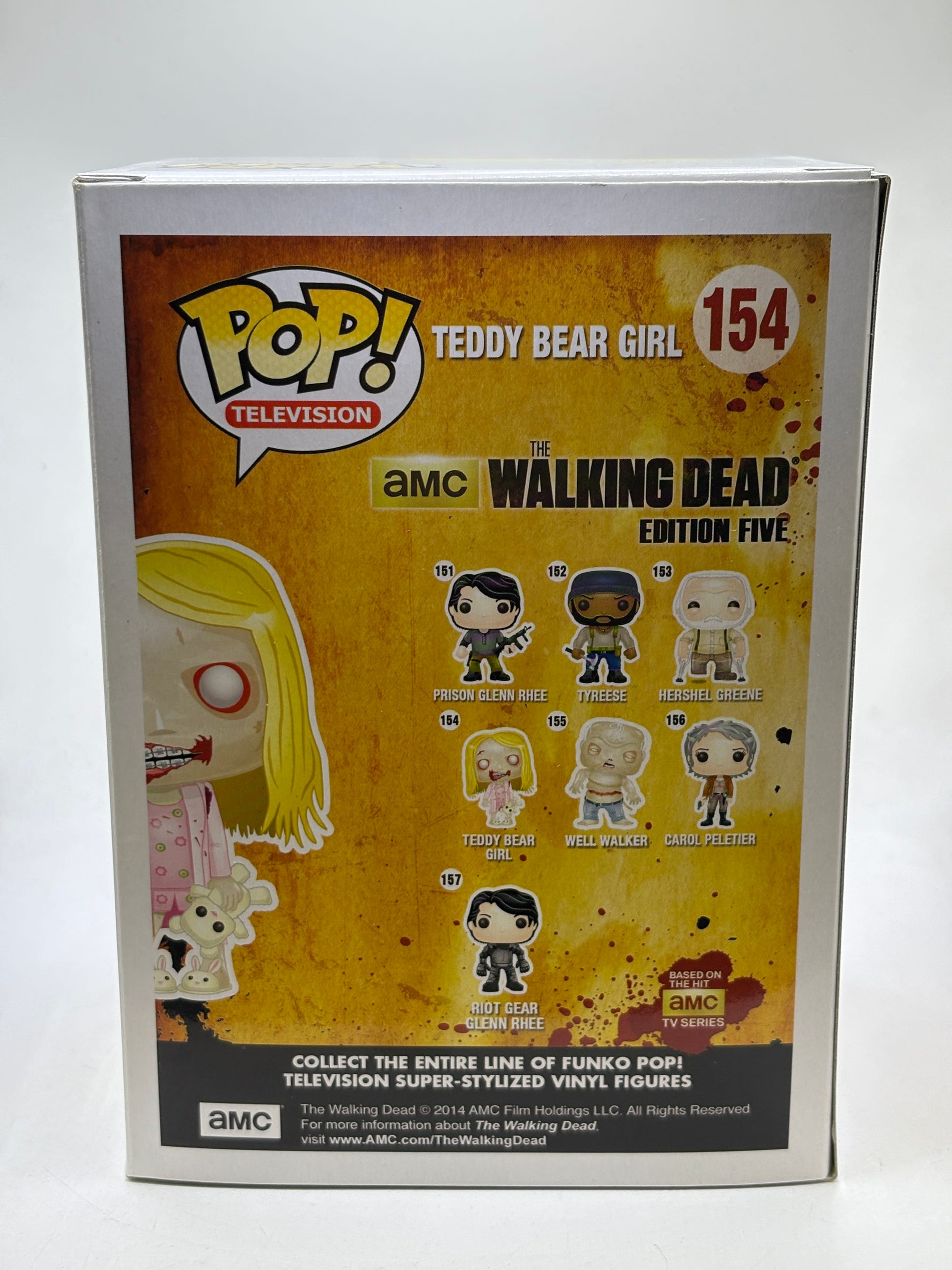 Funko POP! Television The Walking Dead #154 Teddy Bear Girl Vinyl Figure image 3