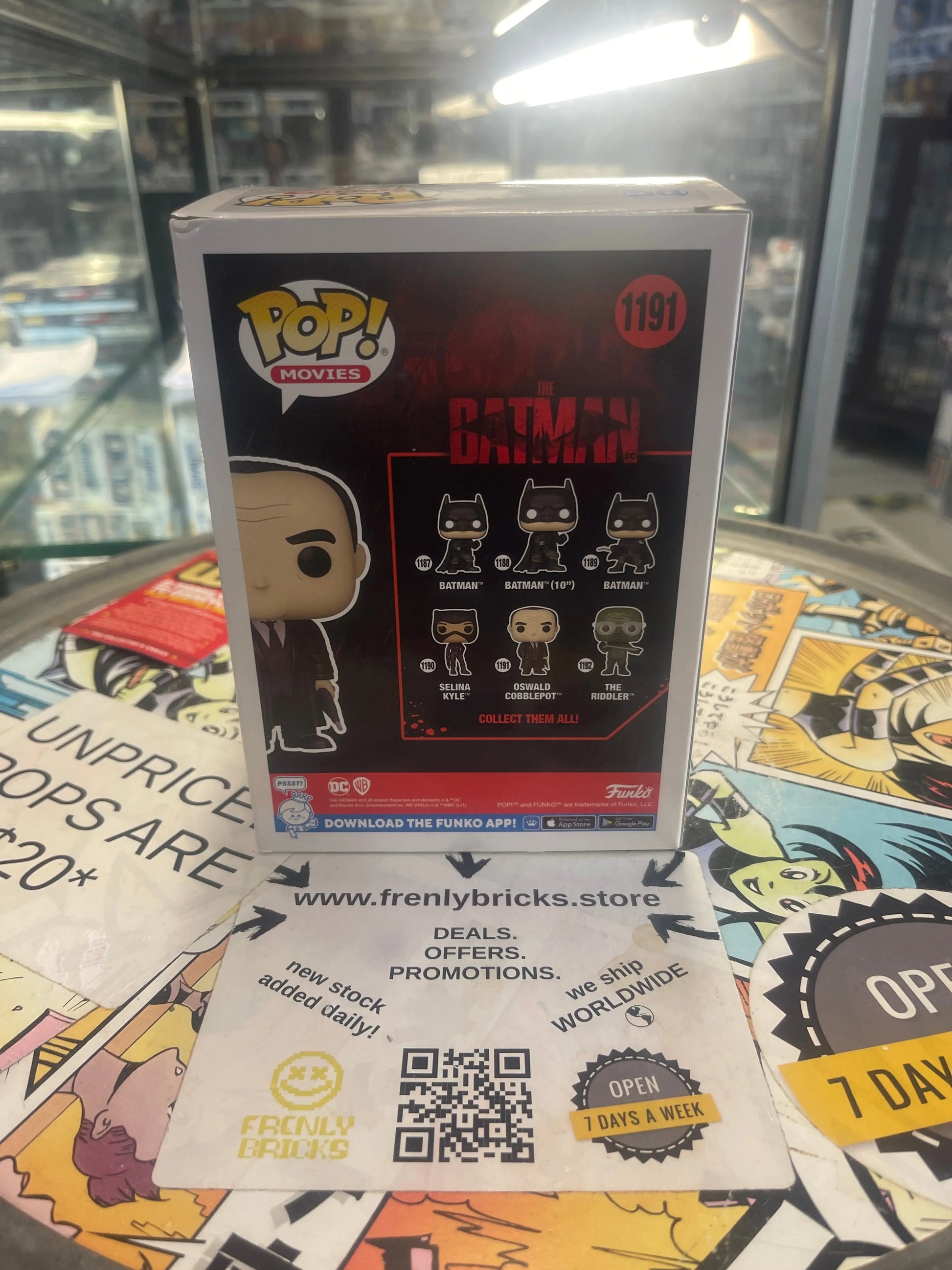Funko POP! Movies The Batman #1191 Oswald Cobblepot FRENLY BRICKS - Open 7 Days