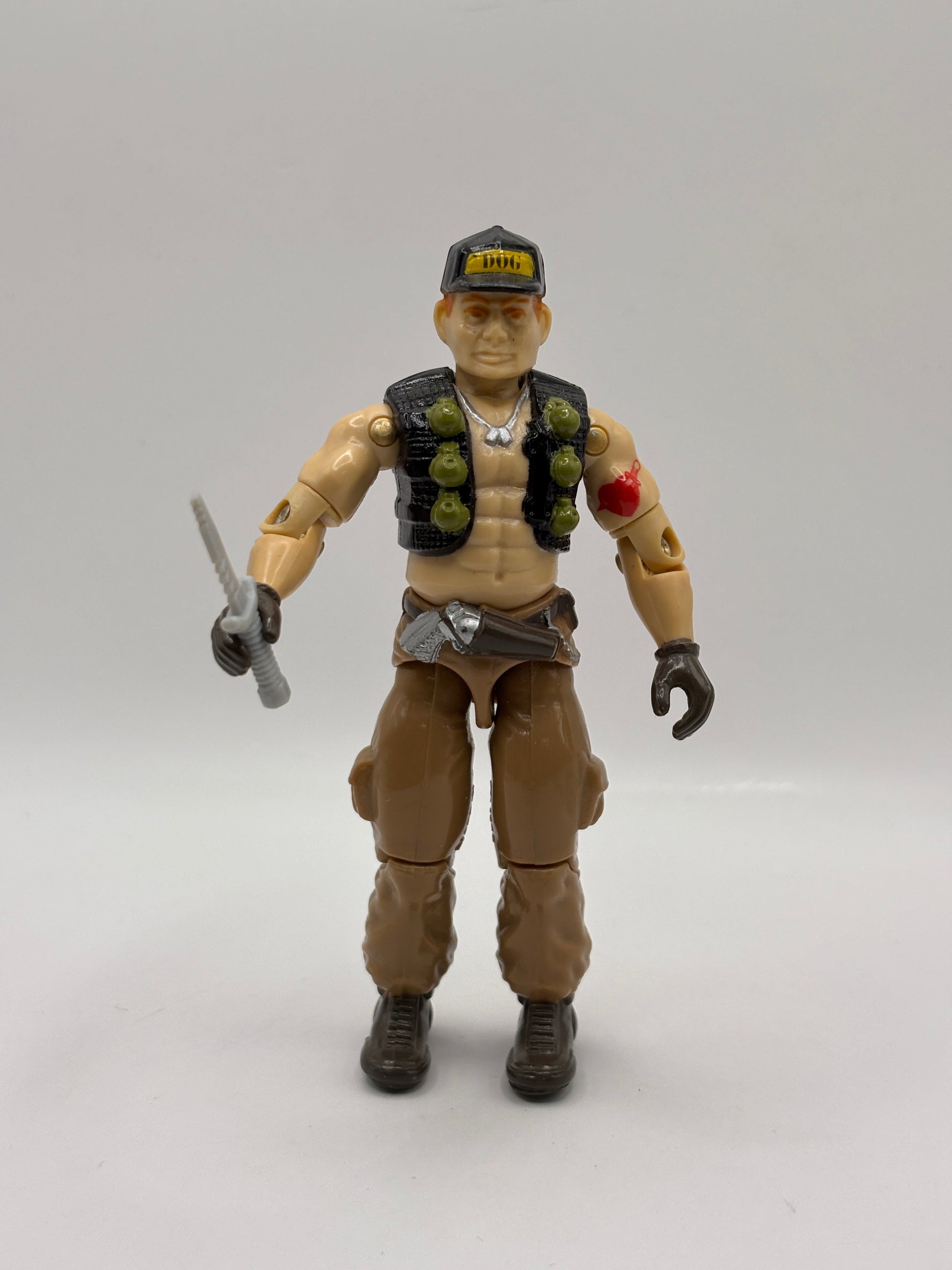 GI Joe STEAM ROLLER original 1987 Mobile Command Center Driver Loose FRENLY BRICKS - Open 7 Days