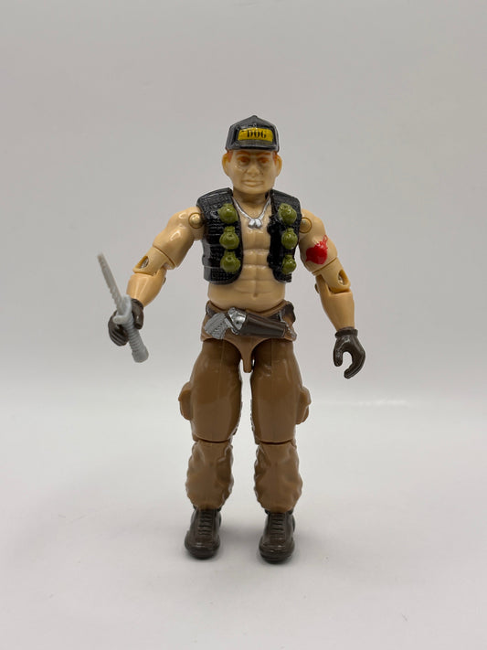 GI Joe STEAM ROLLER original 1987 Mobile Command Center Driver Loose FRENLY BRICKS - Open 7 Days