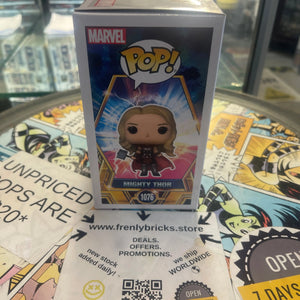 Funko POP! Thor Love and Thunder #1076 Mighty Thor Special Edition FRENLY BRICKS - Open 7 Days