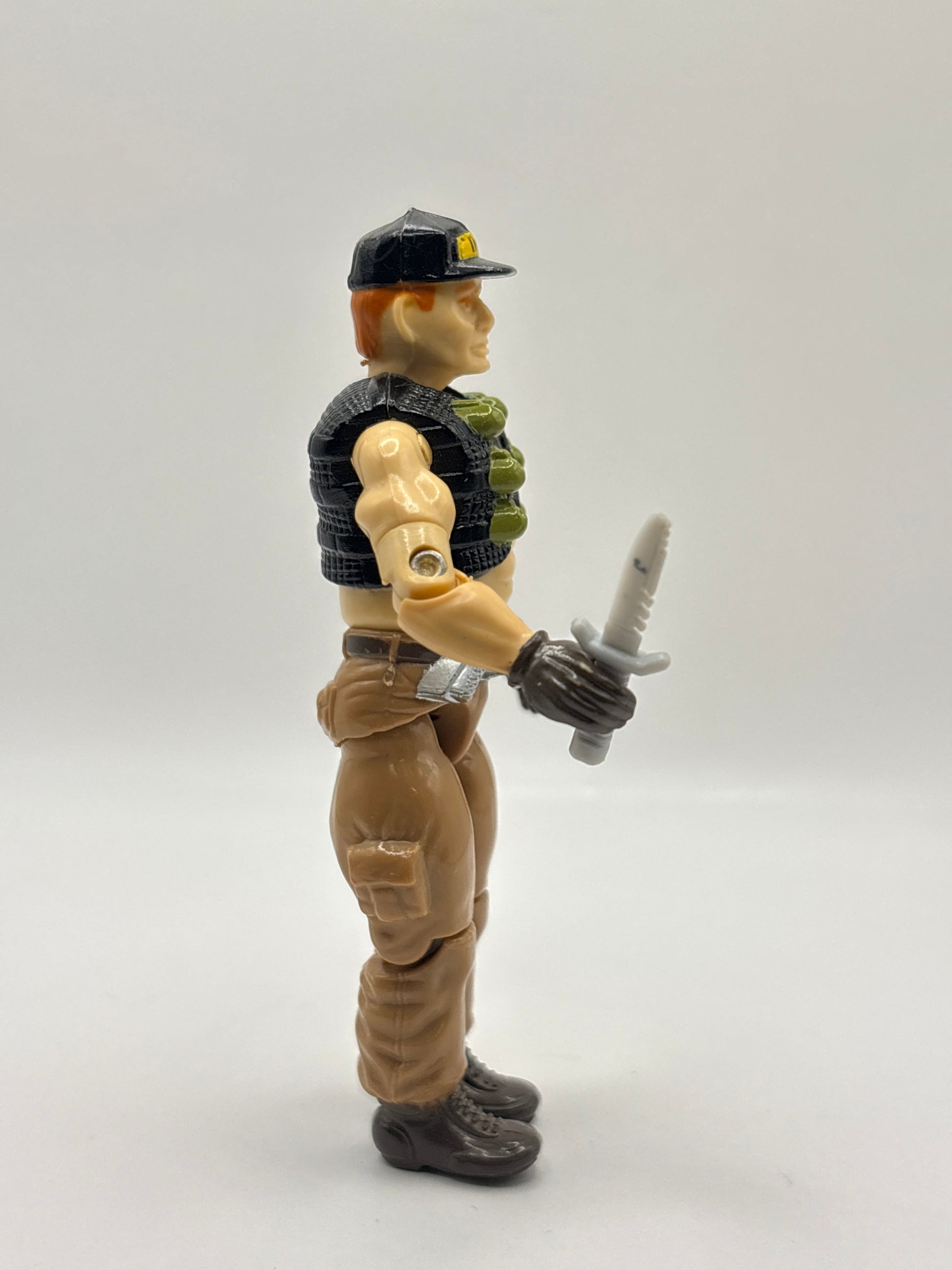 GI Joe STEAM ROLLER original 1987 Mobile Command Center Driver Loose FRENLY BRICKS - Open 7 Days