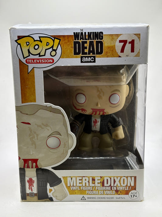 Funko POP! Television The Walking Dead #71 Merle Dixon Vinyl Figure DMG
