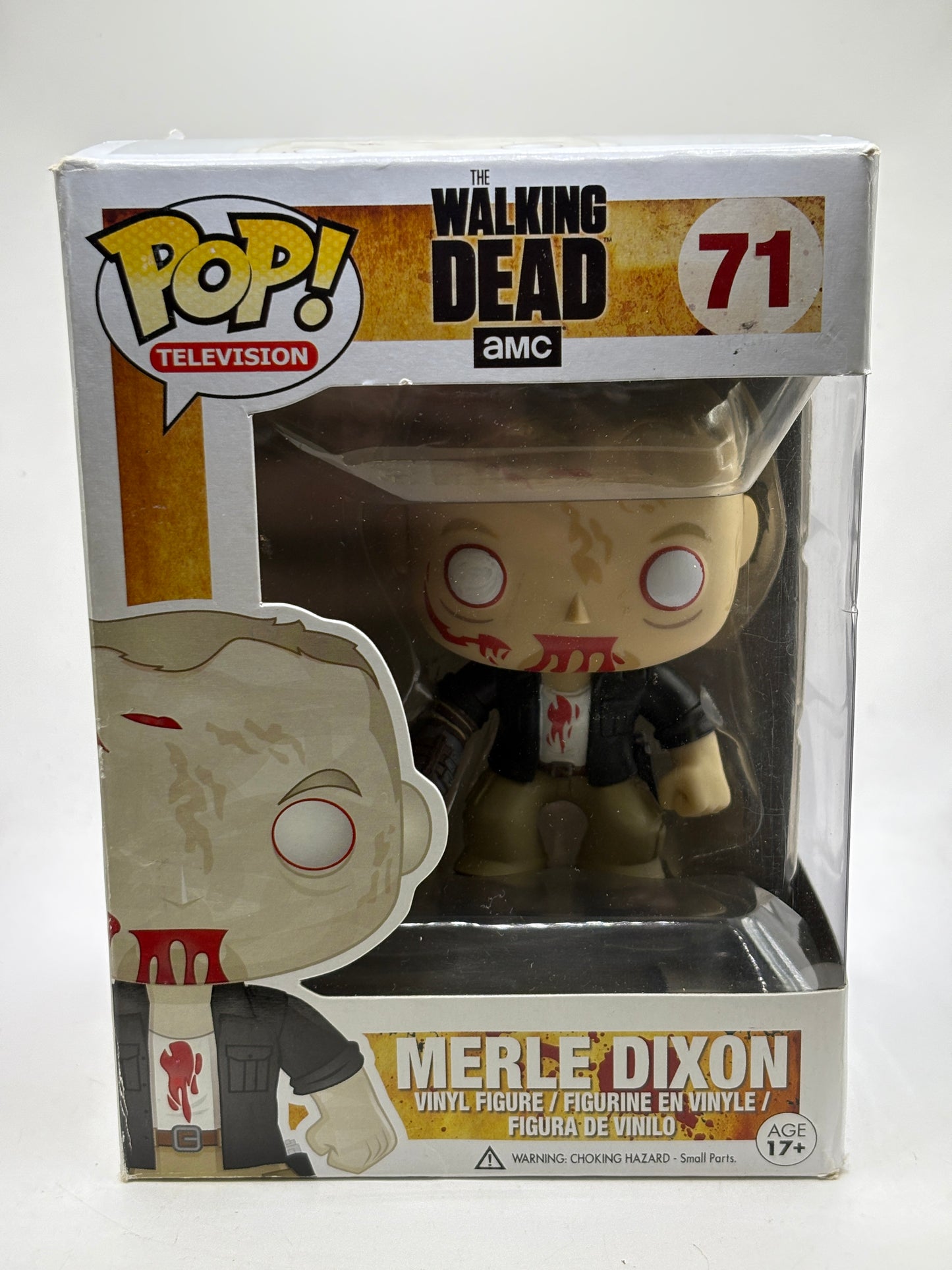 Funko POP! Television The Walking Dead #71 Merle Dixon Vinyl Figure DMG