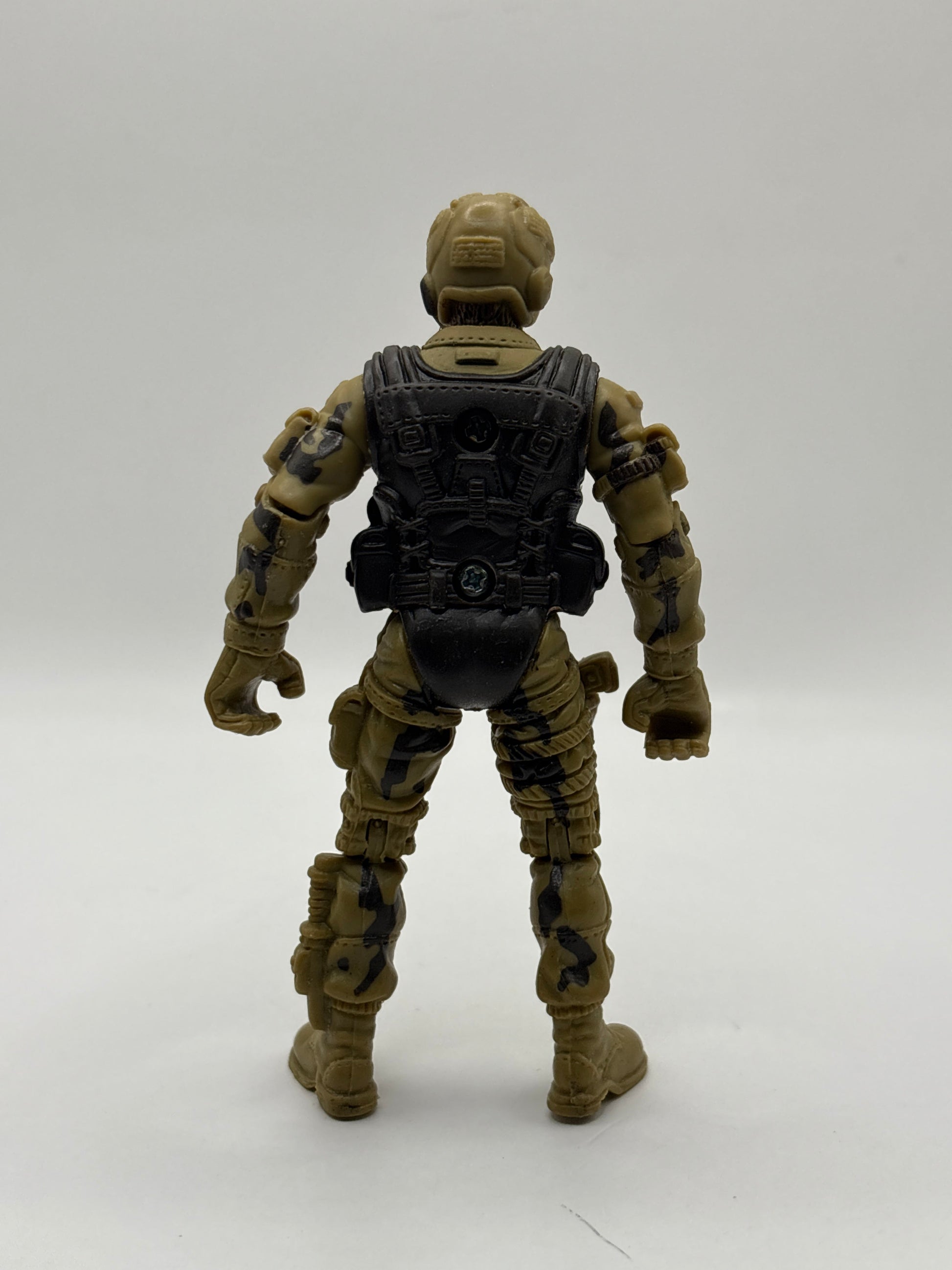 Chap Mei S1 Sentinel 1 Army Military Soldier 4" Tall Toy Action Figure - Brown and Beige Camo FRENLY BRICKS - Open 7 Days