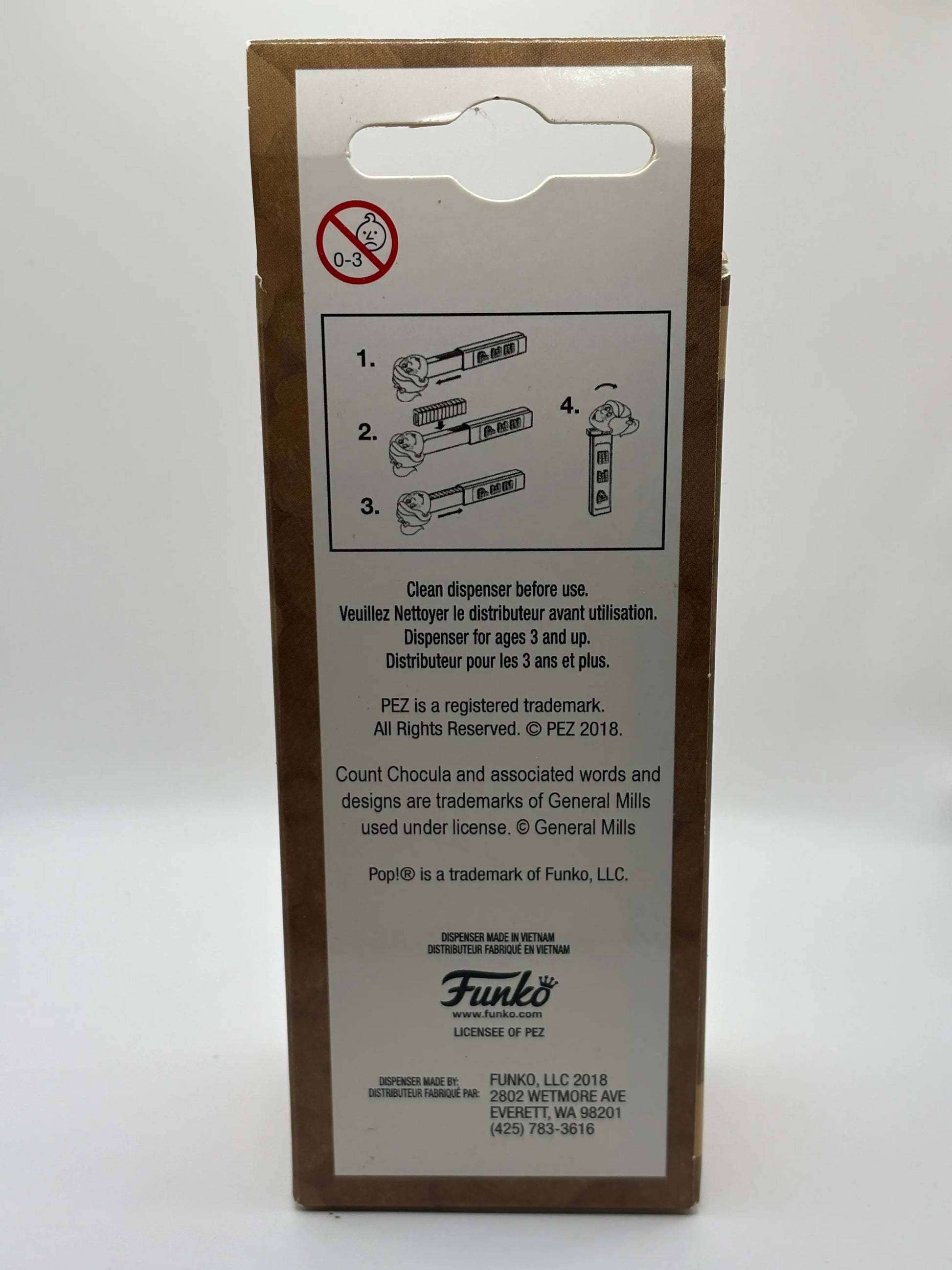 Funko POP! + PEZ General Mills #184 Count Chocula Funko Shop Eusive FRENLY BRICKS - Open 7 Days