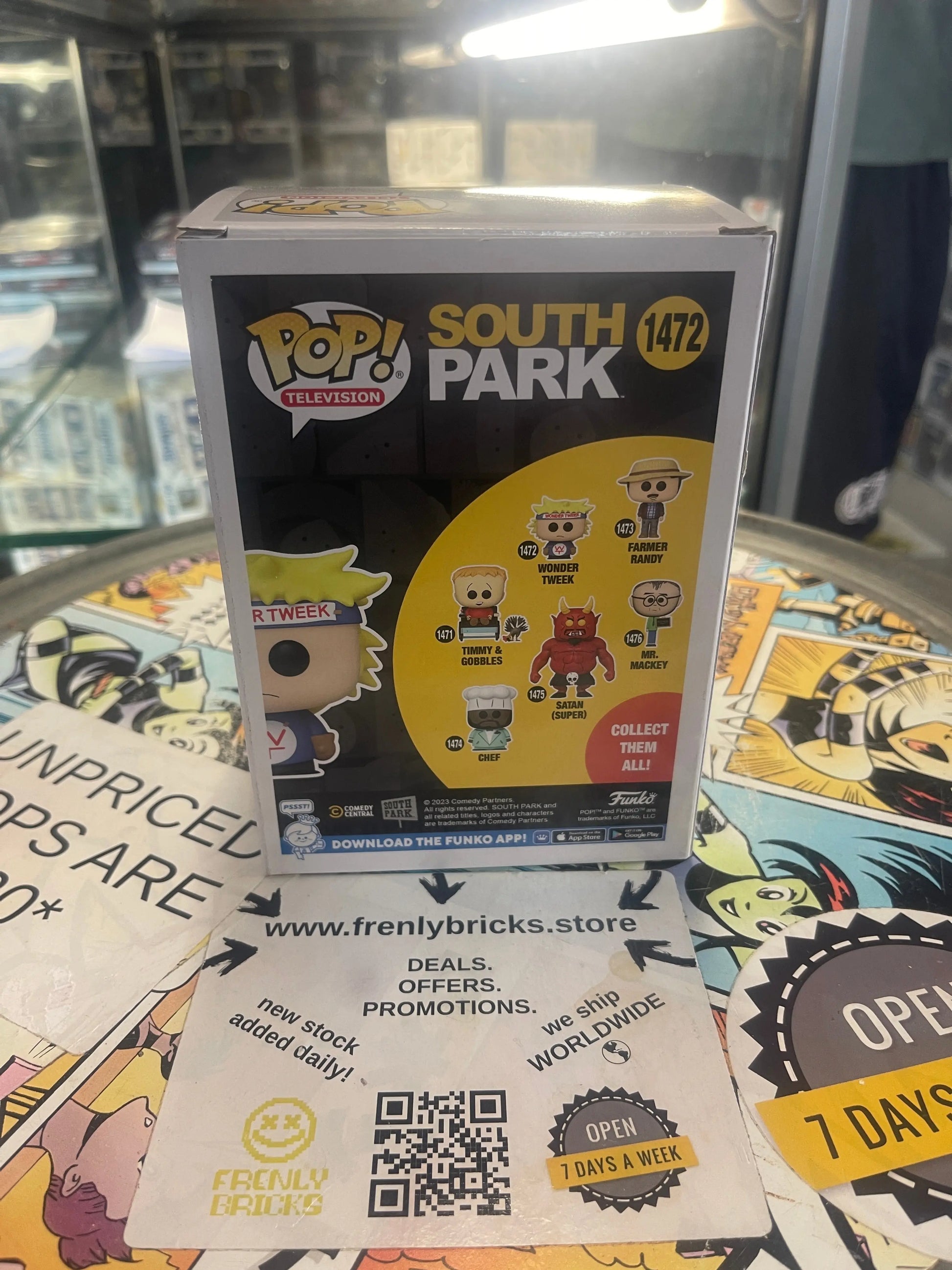 Funko POP! Television South Park #1472 Wonder Tweek FRENLY BRICKS - Open 7 Days