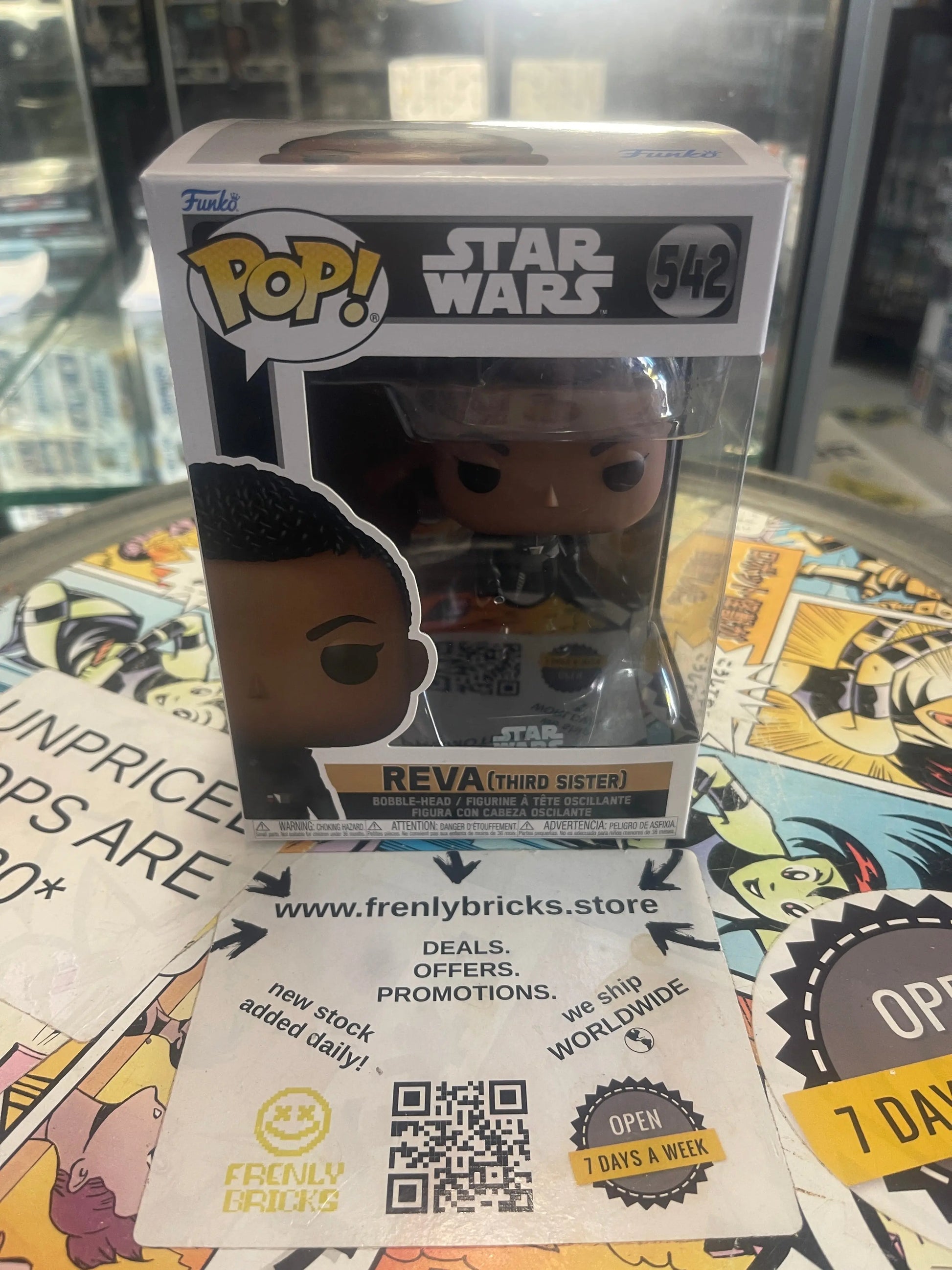 Funko POP! Star Wars #542 Reva (Third Sister) FRENLY BRICKS - Open 7 Days