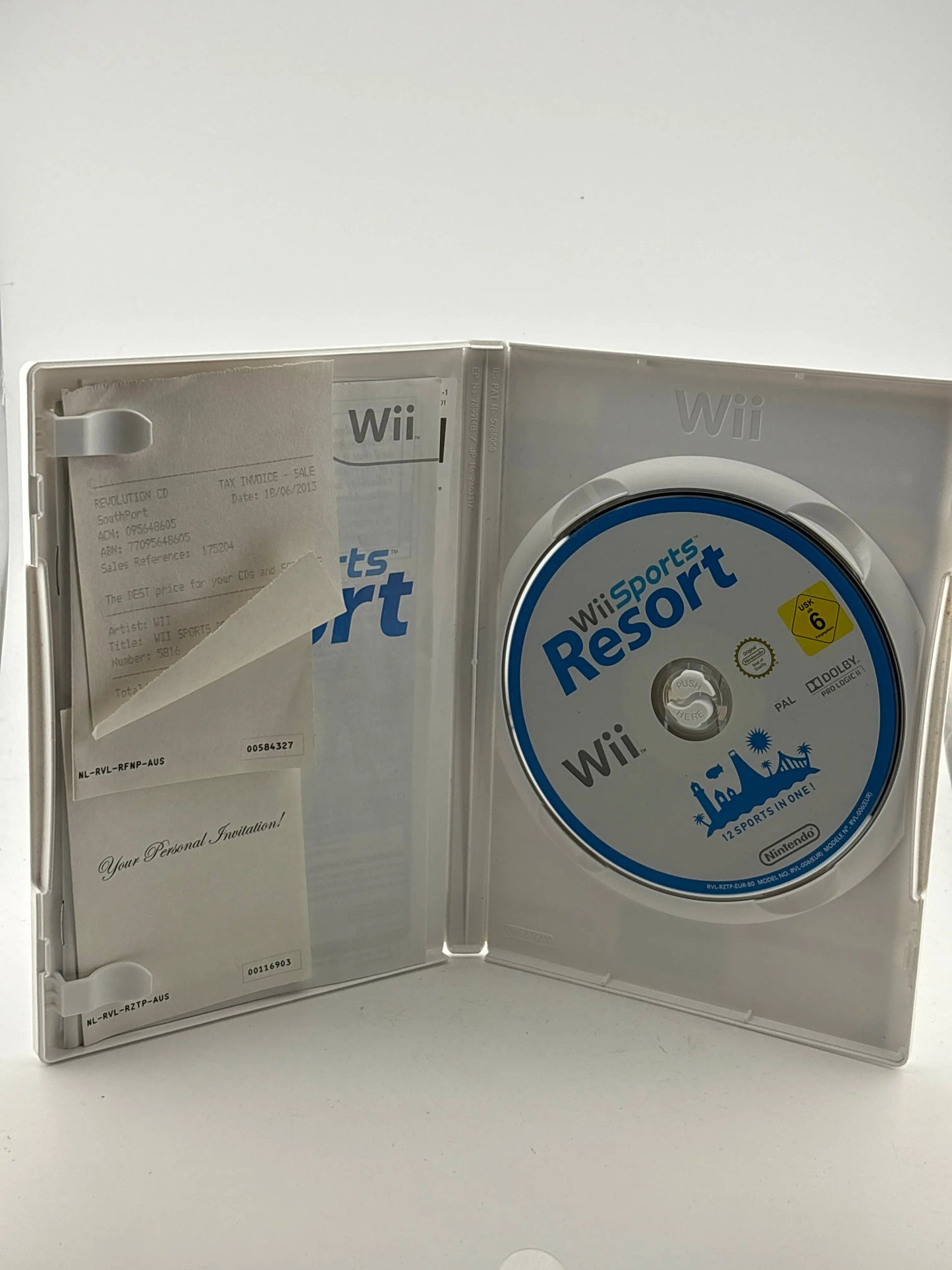 Nintendo Wii - Wii Sports Resort 2009 Video Game with Manual FRENLY BRICKS - Open 7 Days