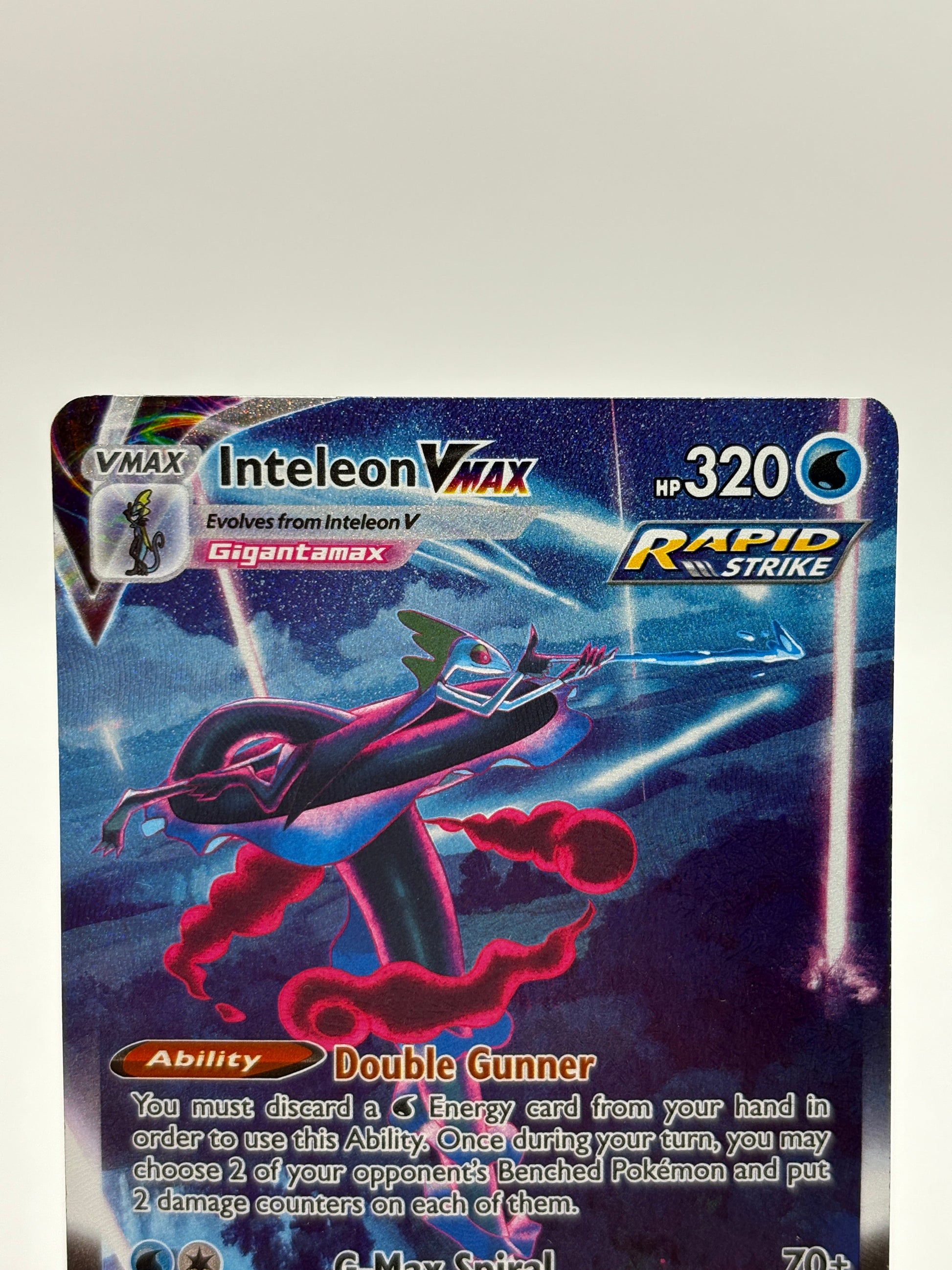 Pokemon TCG Fusion Strike - Inteleon VMAX 266/264 Alternate Art Secret Rare LP FRENLY BRICKS - Open 7 Days