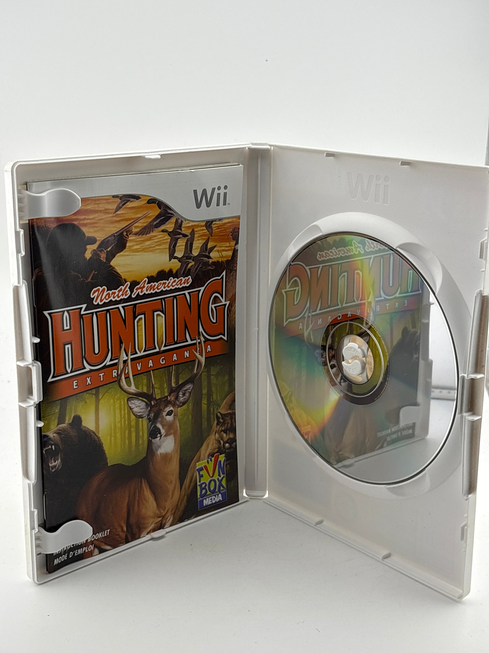 Nintendo Wii - Wii North American Hunting Extravaganza Video Game With Manual