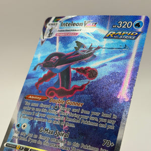 Pokemon TCG Fusion Strike - Inteleon VMAX 266/264 Alternate Art Secret Rare LP FRENLY BRICKS - Open 7 Days