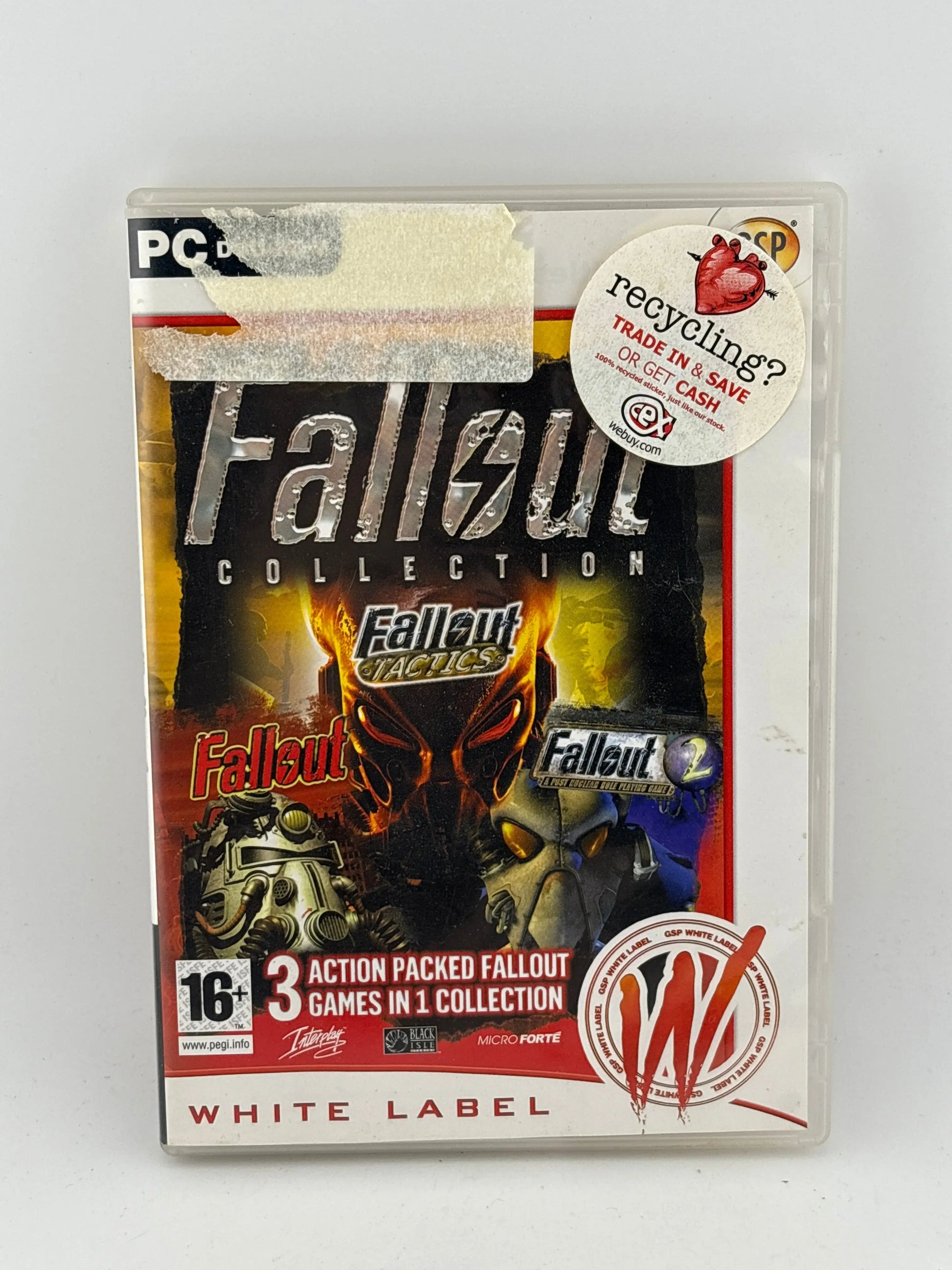 PC Video Game - Fallout Collection White Label 3 in 1 Video Game FRENLY BRICKS - Open 7 Days