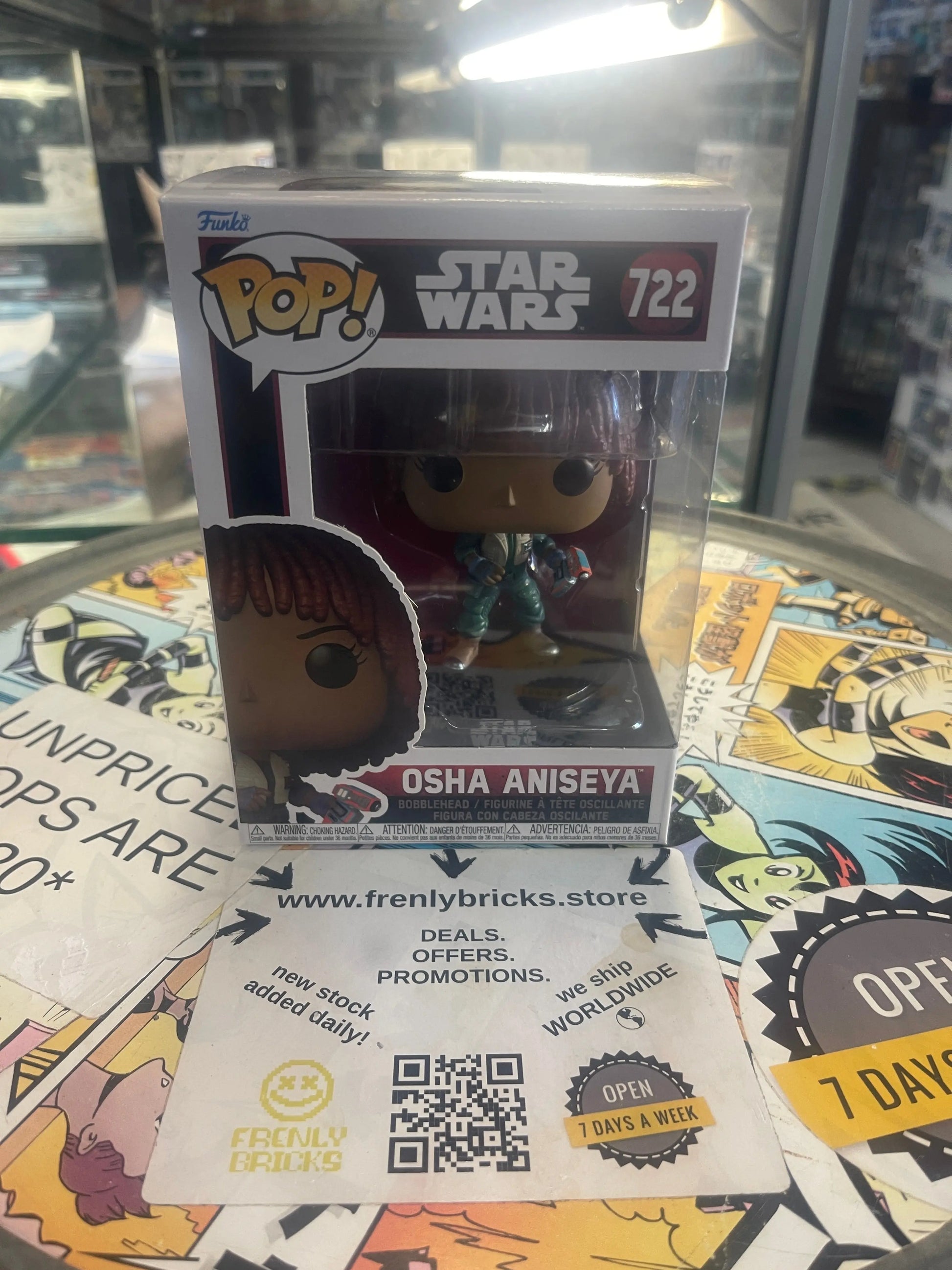 Funko Pop! Vinyl Star Wars Osha Aniseya #722 The Acolyte FRENLY BRICKS - Open 7 Days