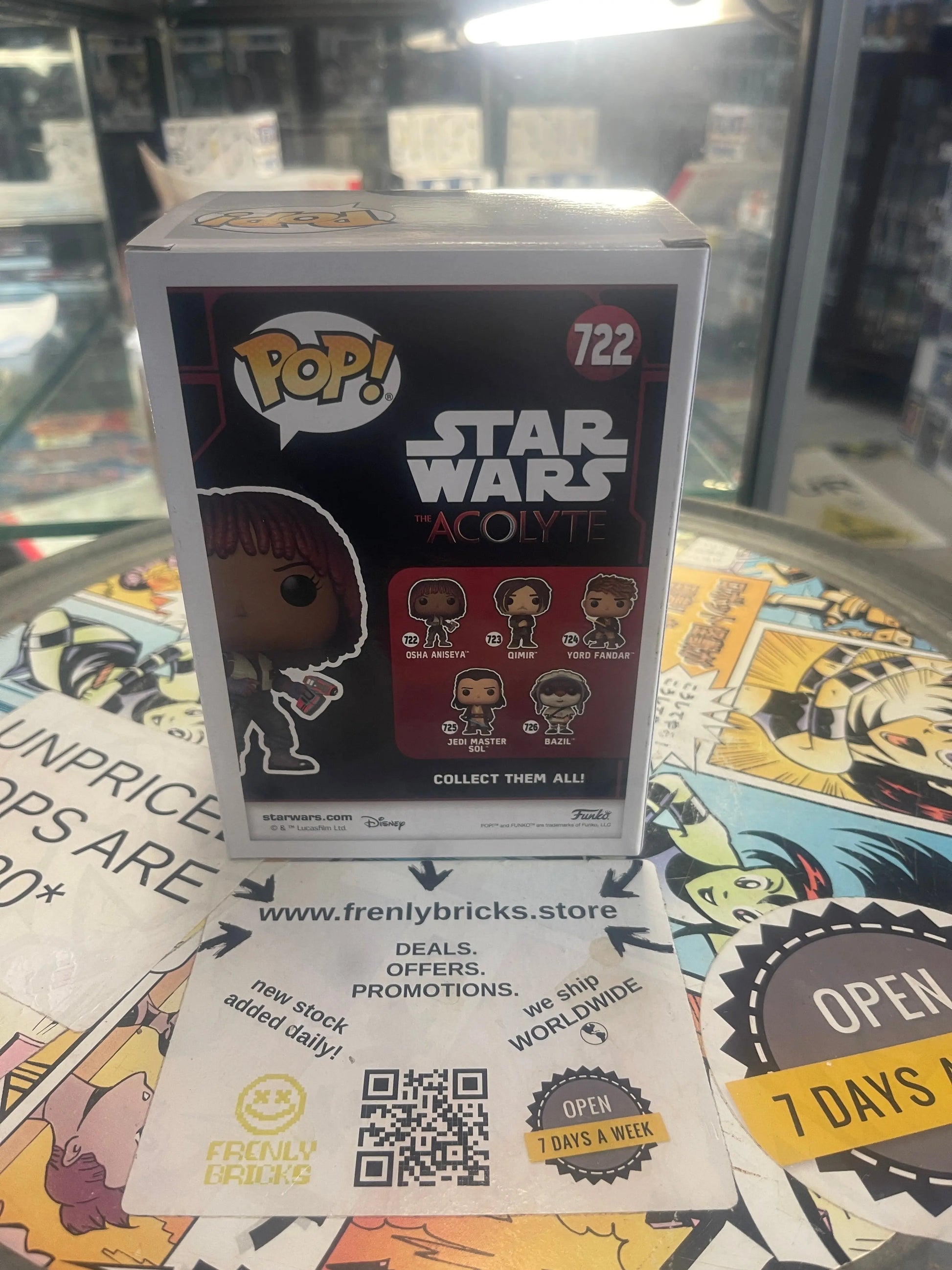 Funko Pop! Vinyl Star Wars Osha Aniseya #722 The Acolyte FRENLY BRICKS - Open 7 Days