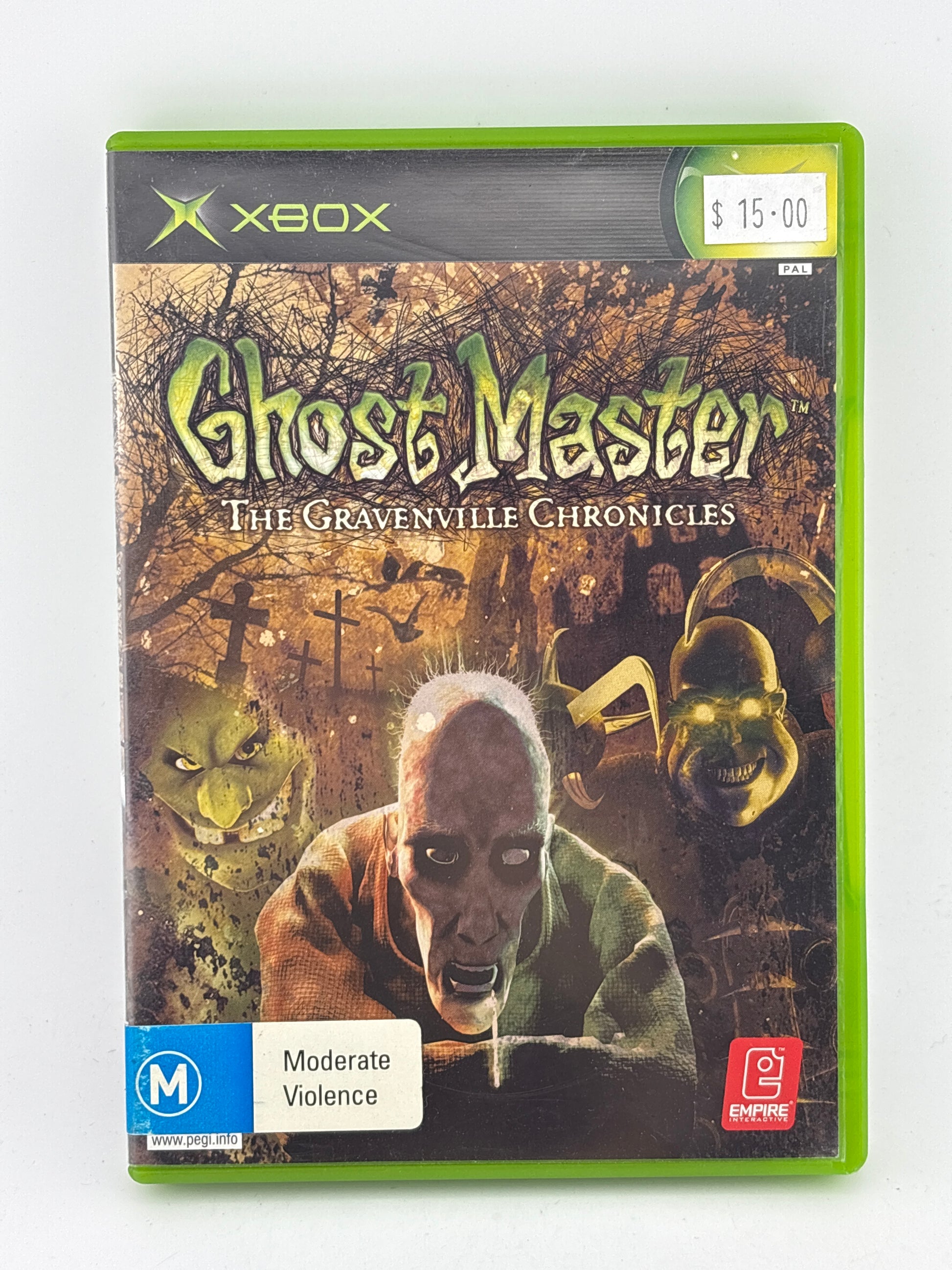 Xbox Video Game - Ghost Master The Gravenville Chronicles Game & Manual
