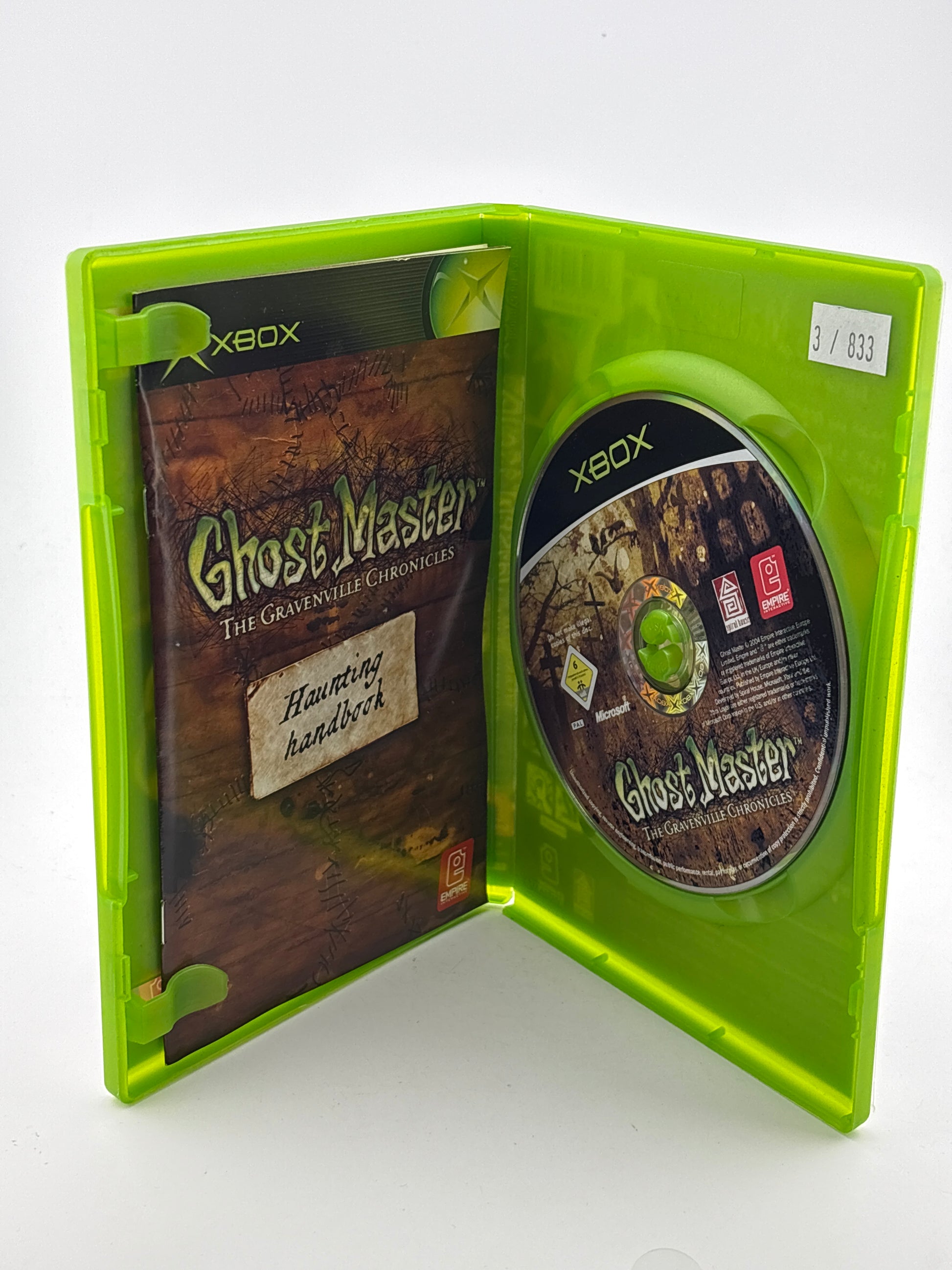 Xbox Video Game - Ghost Master The Gravenville Chronicles Game & Manual
