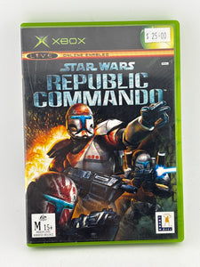 2005 Xbox Video Game - Star Wars Republic Commando with Manuals