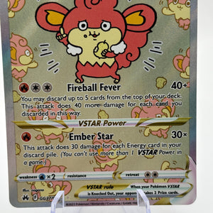Pokemon TCG Crown Zenith - Simisear VSTAR GG37/GG70 LP FRENLY BRICKS - Open 7 Days