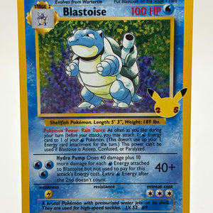 Pokemon TCG Celebrations- Blastoise 2/102 Holo Rare Classic Collection LP FRENLY BRICKS - Open 7 Days